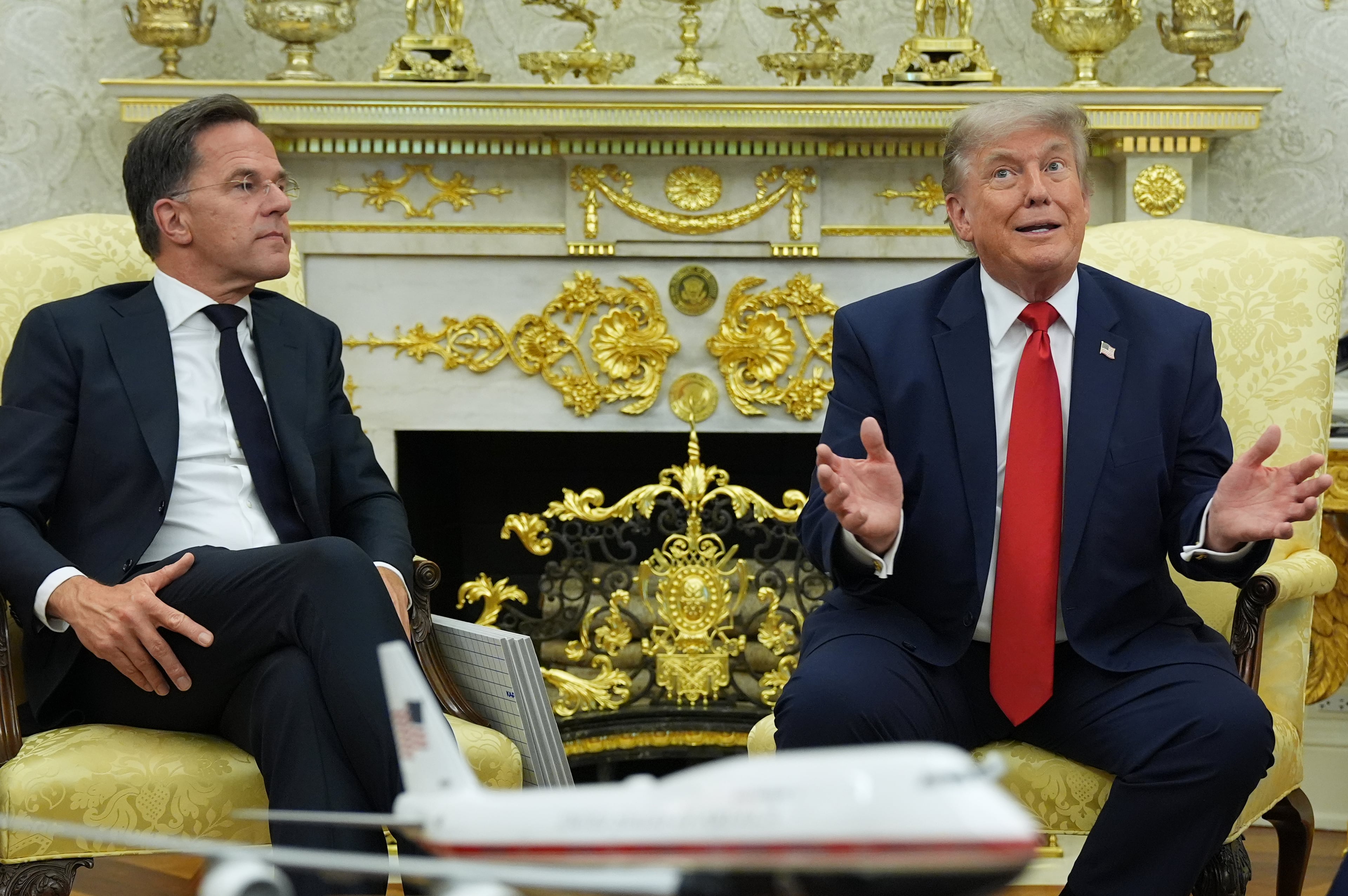 Trump NATO Rutte