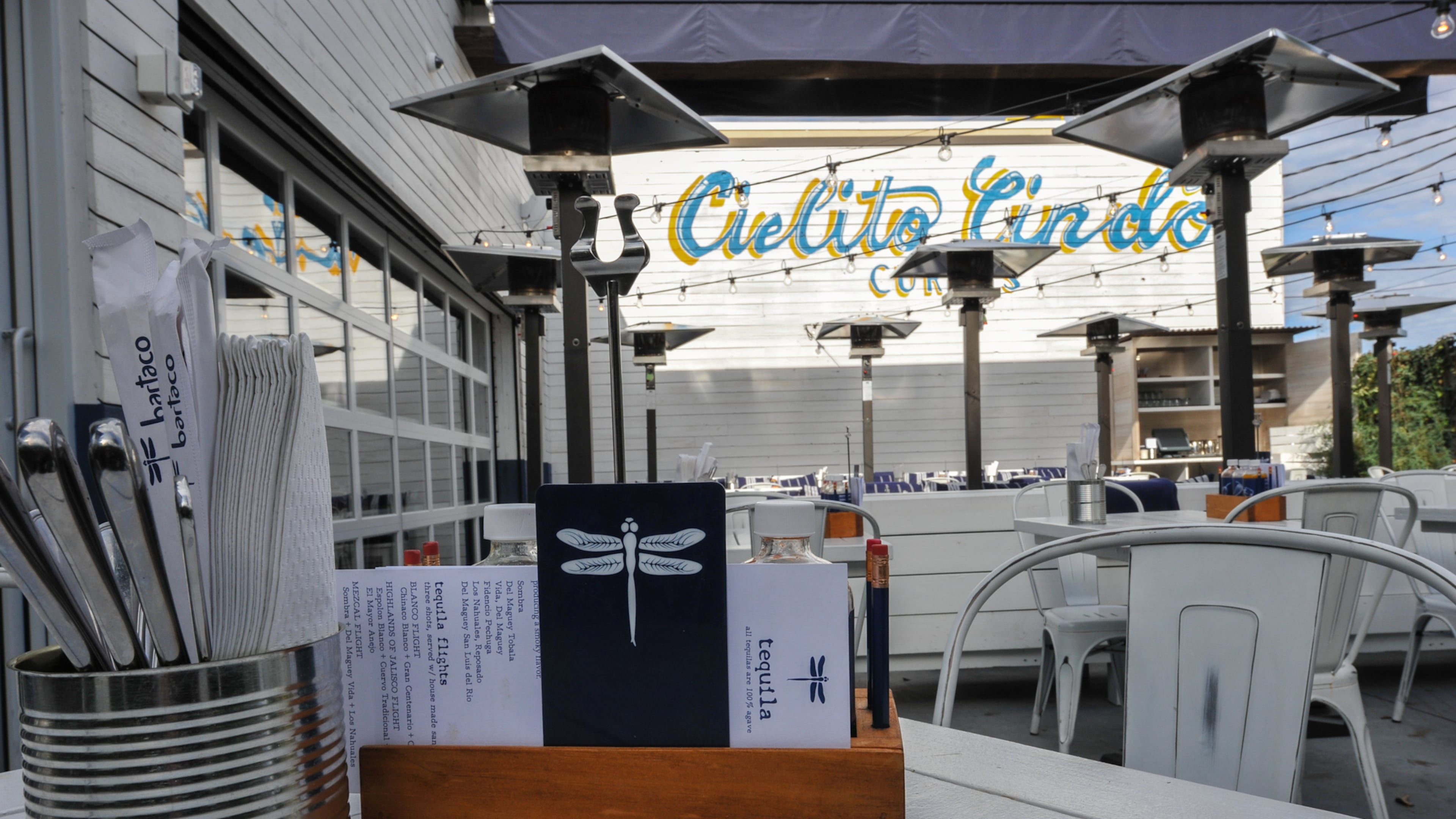 141125-ATLANTA-GA- John Kessler's dining review of Bartaco on Tuesday November 25, 2014. (Beckysteinphotography.com) The patio at Bartaco (all photos by Becky Stein)