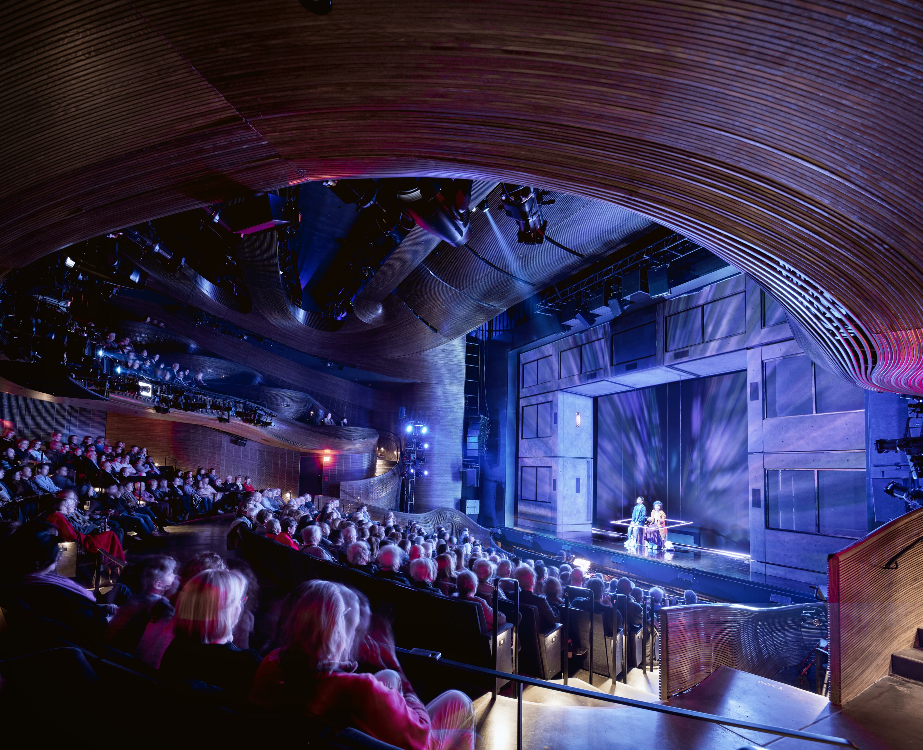 The Coca-Cola Stage at the Alliance Theatre will host "Fiddler on the Roof" in 2025. (Courtey of Leonid Furmansky Trahan Architecture)