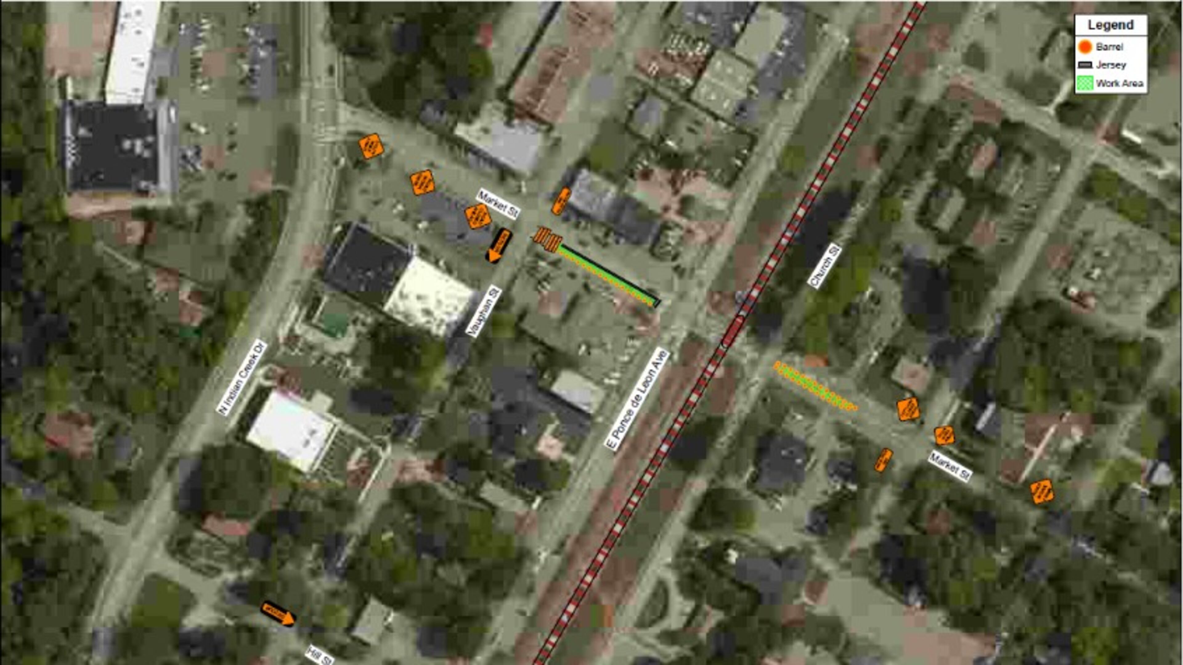 DeKalb County Department of Watershed Management will replace water pipe in Clarkston along Market Street, from Vaughn Street to East Ponce de Leon Avenue, and from Church Street to Roland Street. CONTRIBUTED