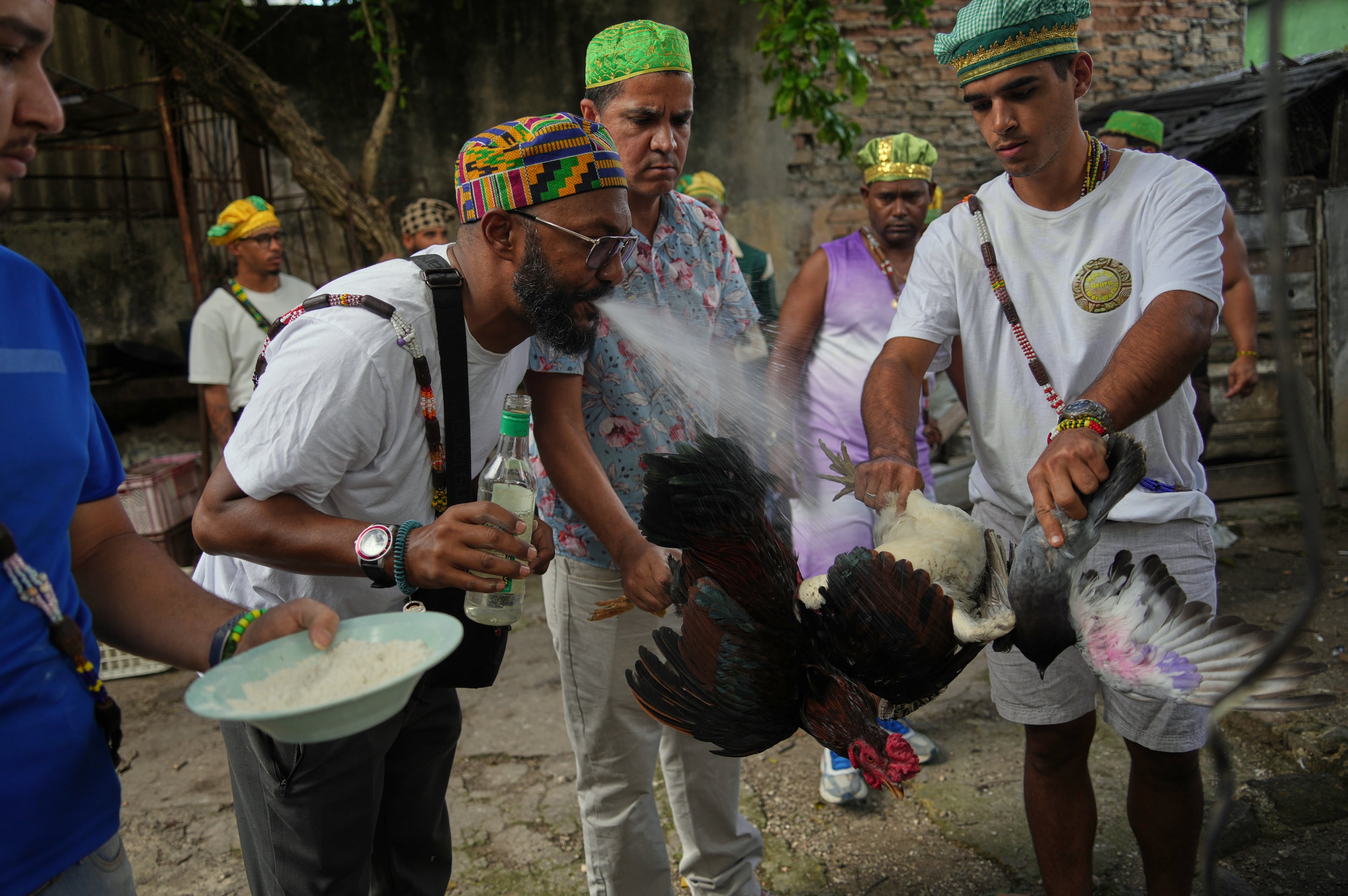 APTOPIX Cuba Santeria