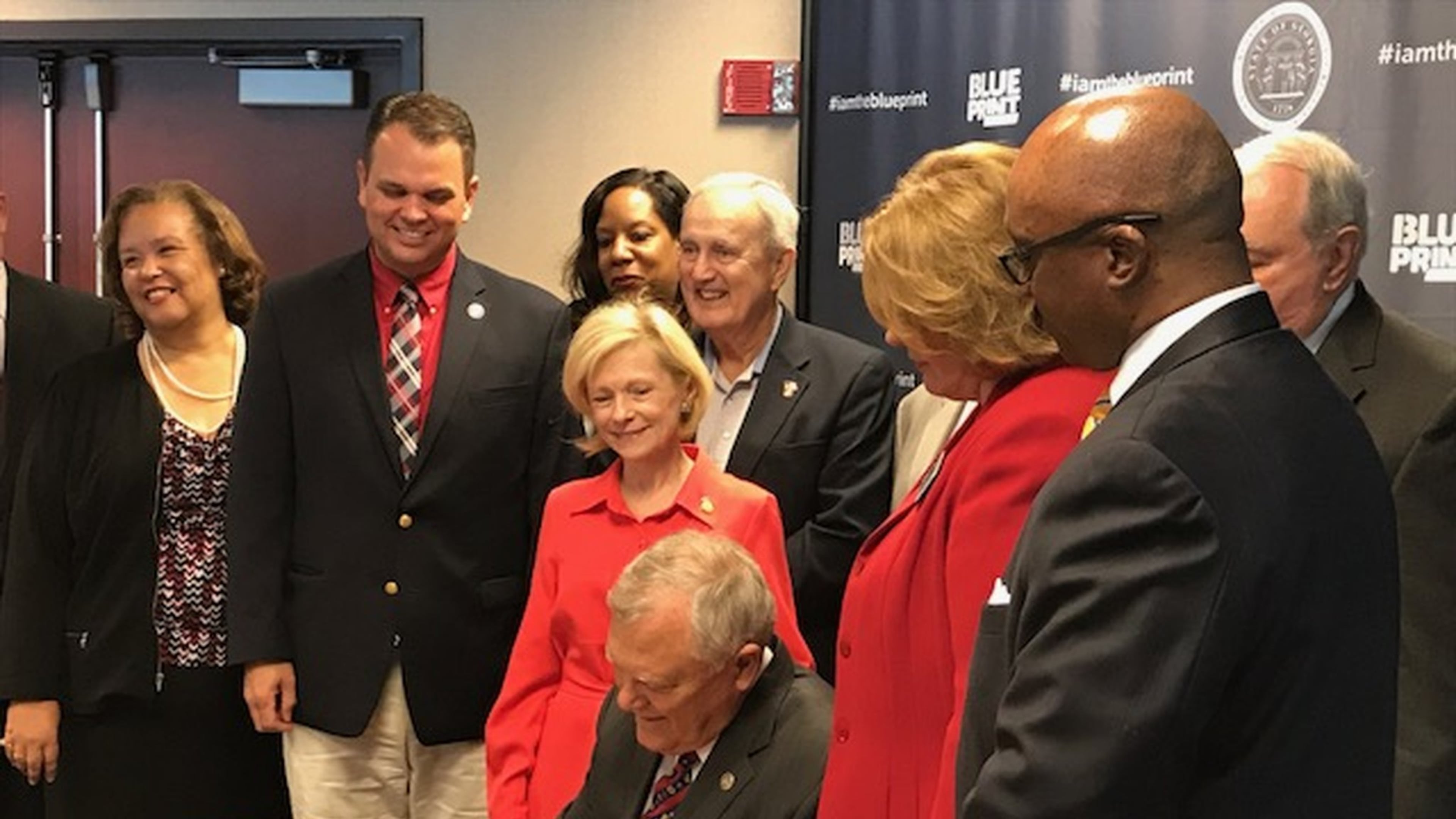 Gov. Nathan Deal signed the fiscal 2018 state budget in Atlanta. The budget includes an extra $19 million aimed at keeping more foster parents in the system.