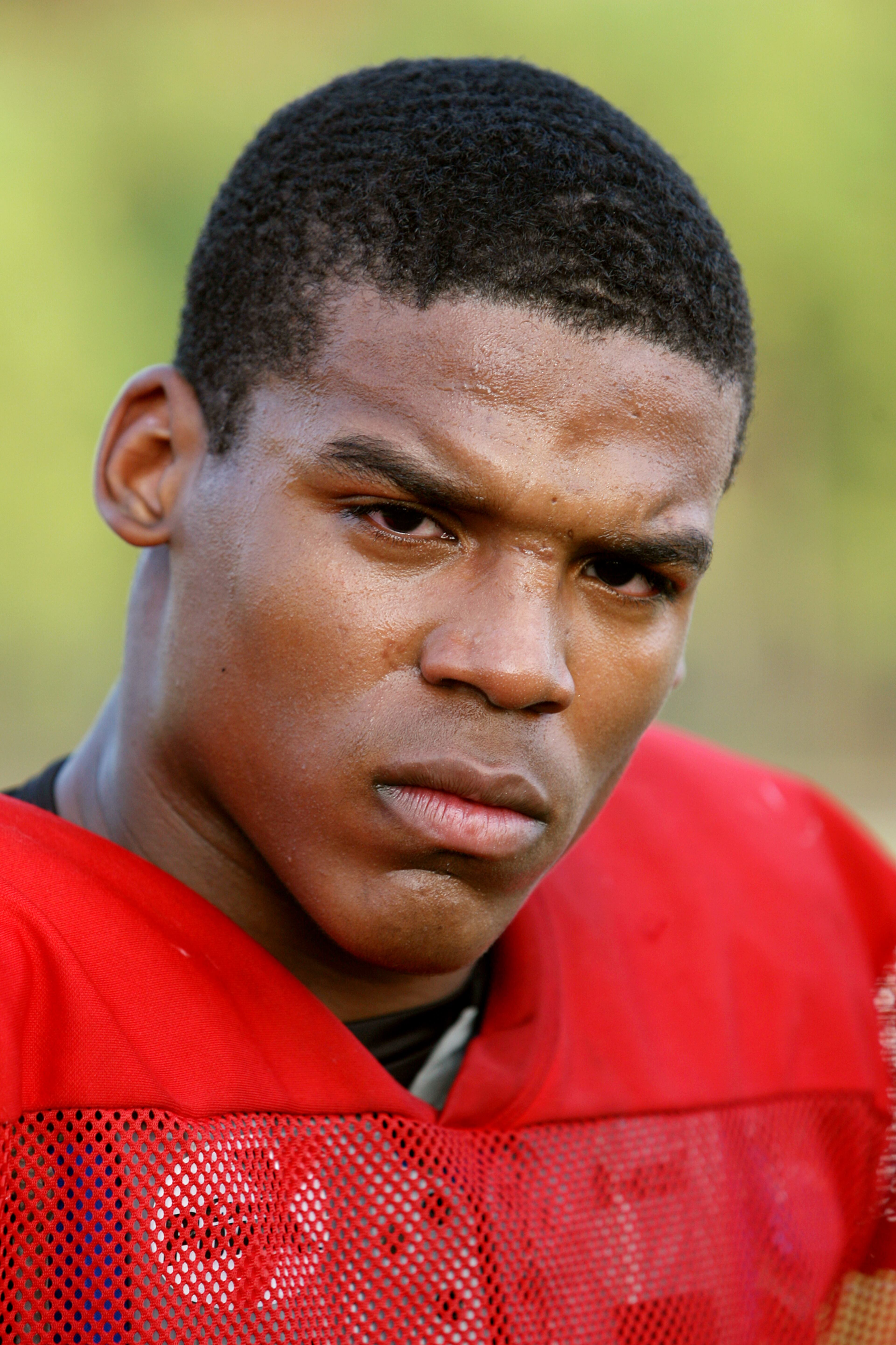 17-year-old Cam Newton at practice in 2006. (CURTIS COMPTON / AJC staff)