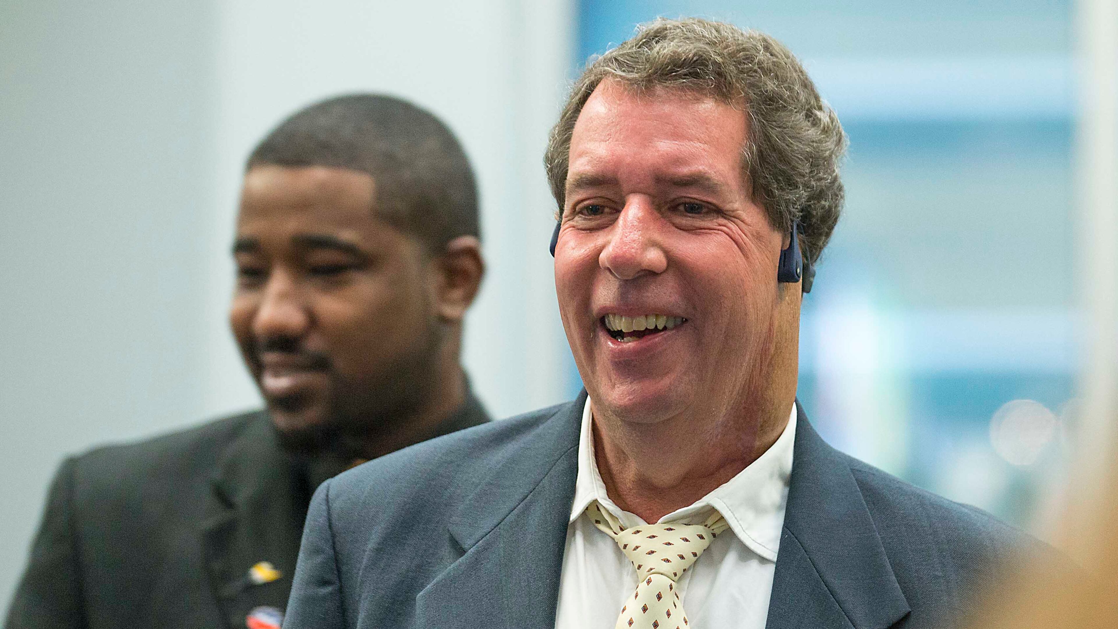 Libertarian gubernatorial candidate Ted Metz before a live taping of the first 2018 debate, conducted by the Atlanta Press Club at the Georgia Public Broadcasting studio in Atlanta on Oct. 23. A second debate was cancelled. ALYSSA POINTER/ALYSSA.POINTER@AJC.COM