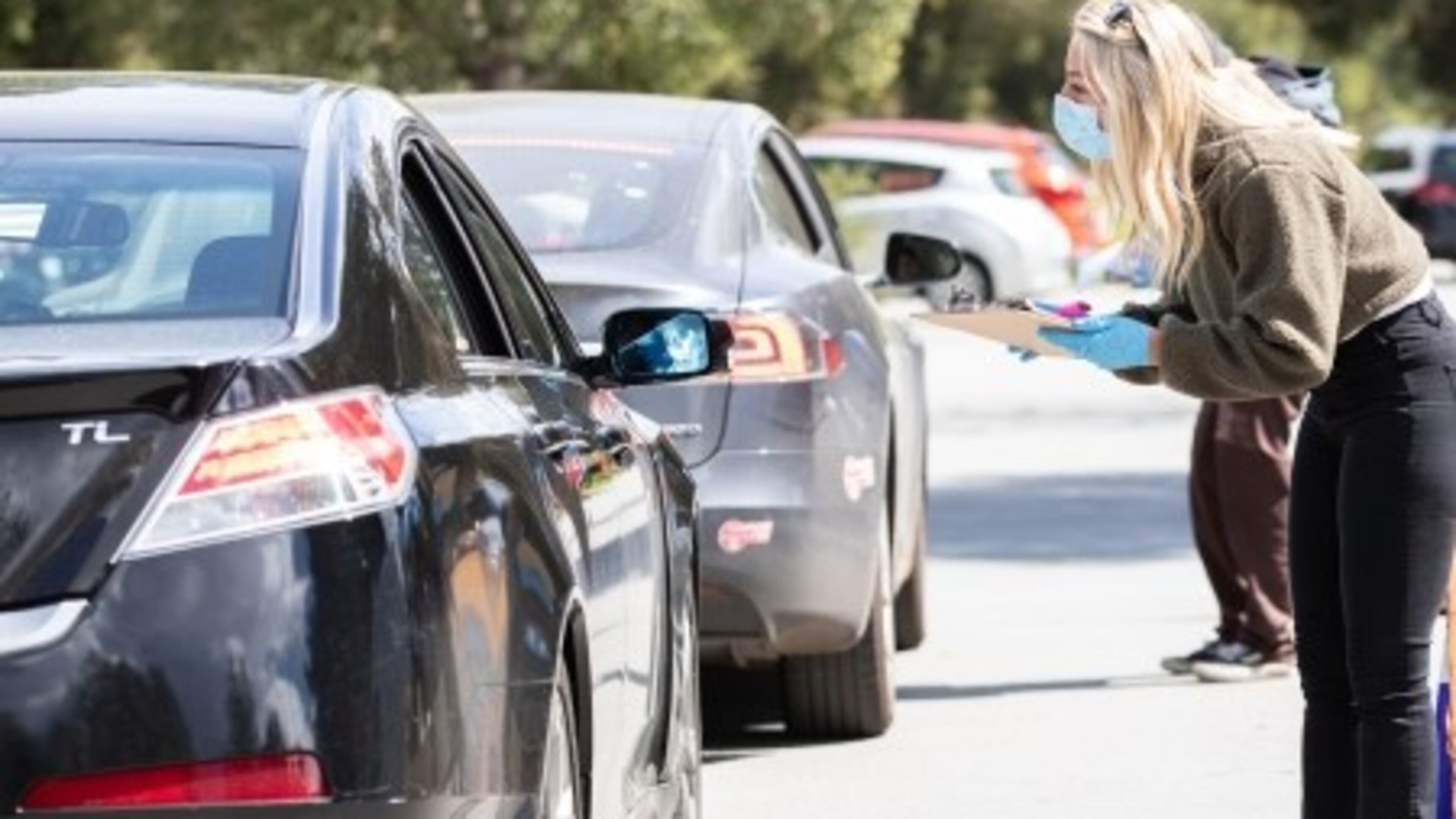 The Norcross Community Market has transitioned from an open-air market to a drive-thru market. (Courtesy Norcross Community Market)