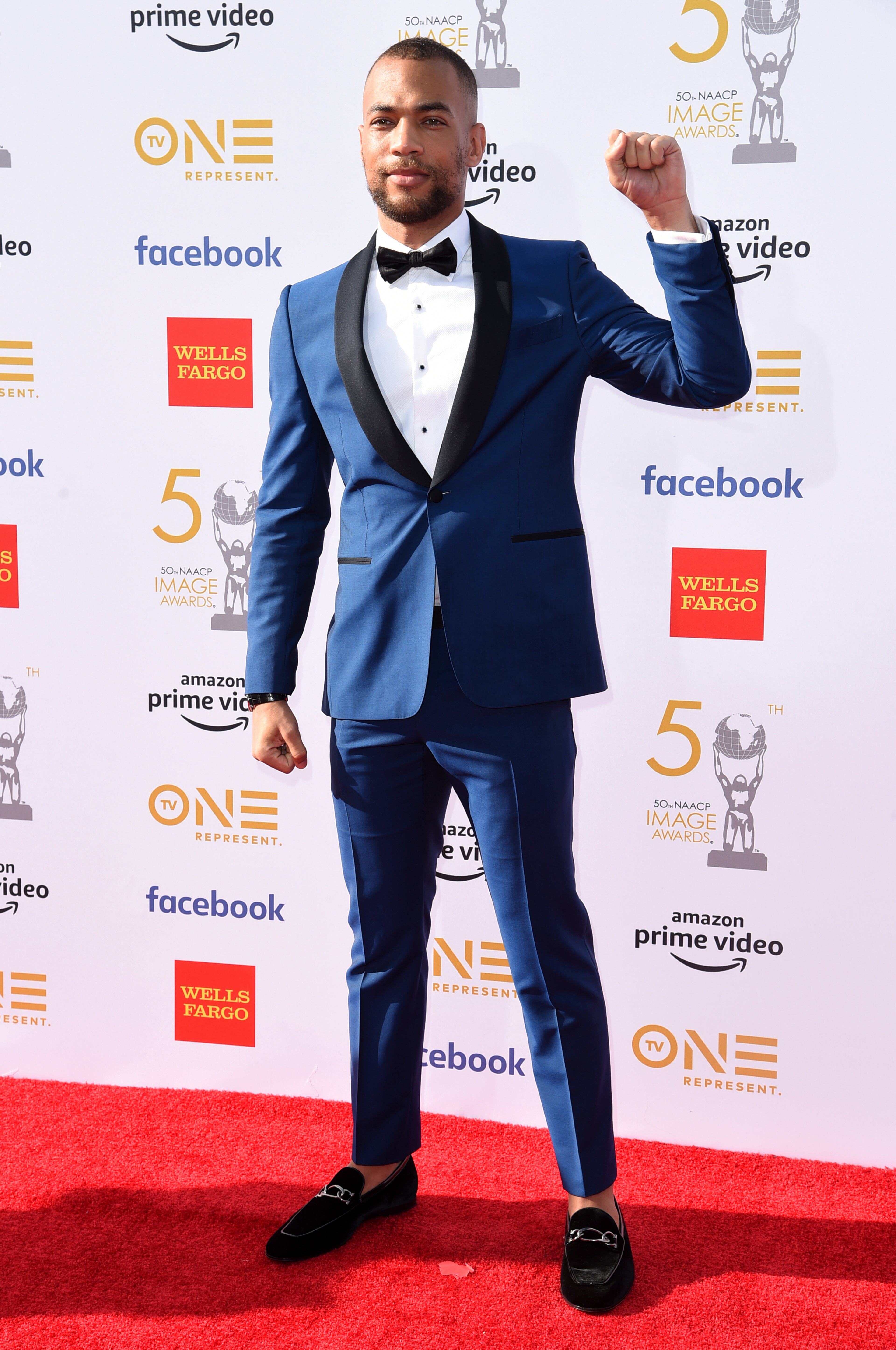 Kendrick Sampson arrives at the 50th annual NAACP Image Awards on Saturday, March 30, 2019, at the Dolby Theatre in Los Angeles. (Photo by Richard Shotwell/Invision/AP)
