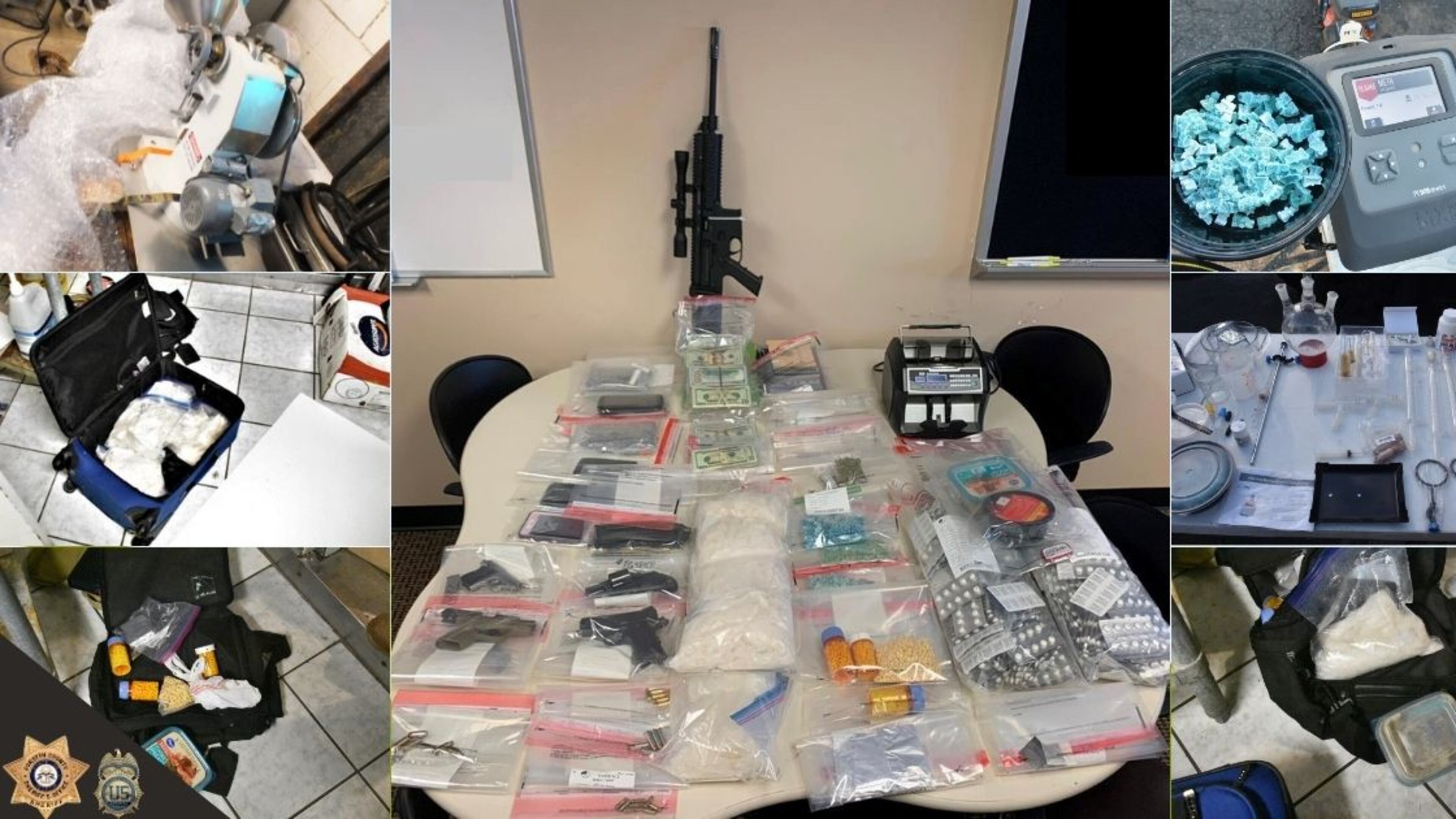 Agents thwarted a large-scale drug operation based out of a DeKalb County meat factory, authorities said.