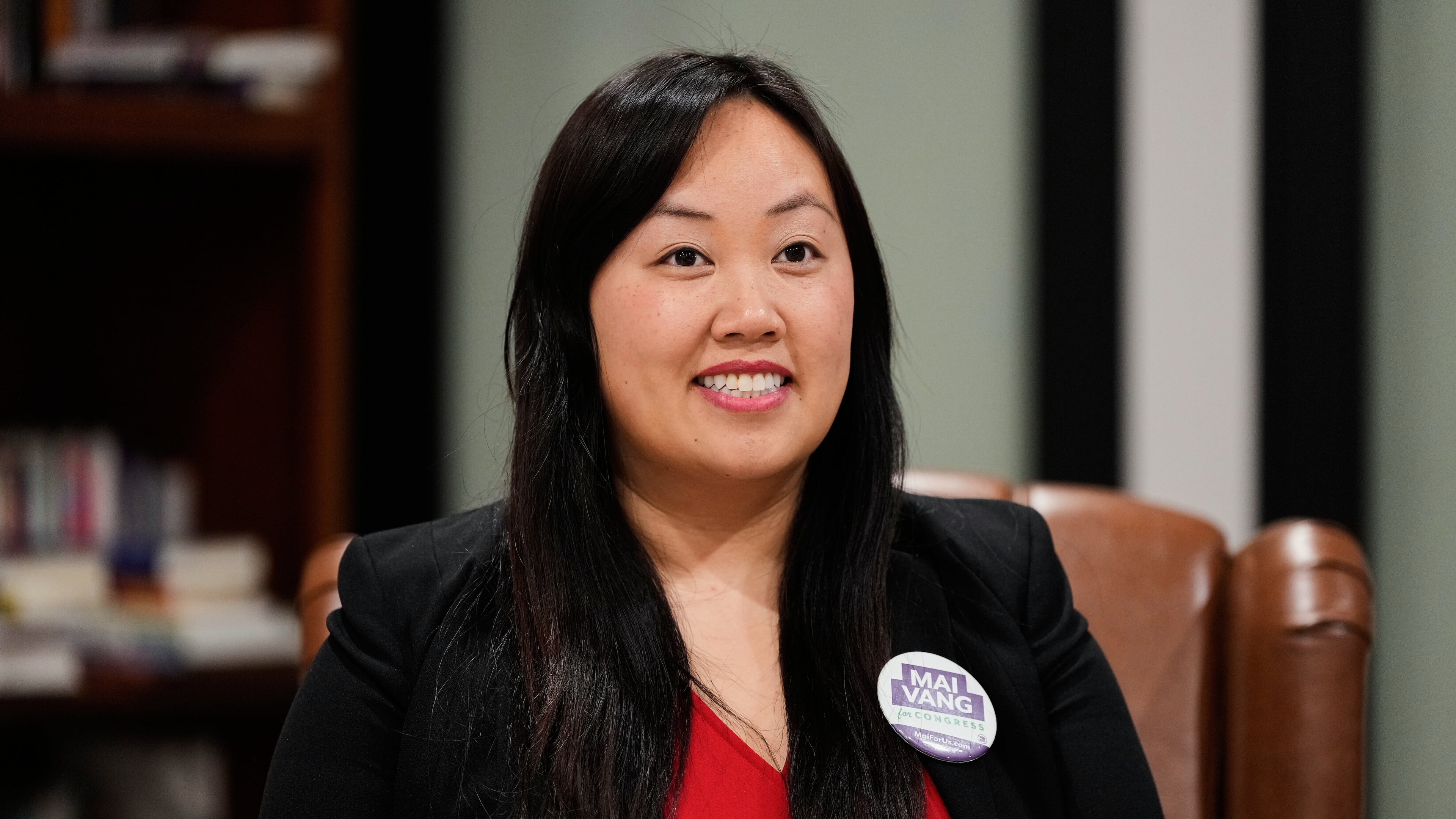 Sacramento council member Mai Vang, who is running for Congress, is photographed in Sacramento, Calif., Jan. 21, 2026. (AP Photo/Godofredo A. Vásquez)
