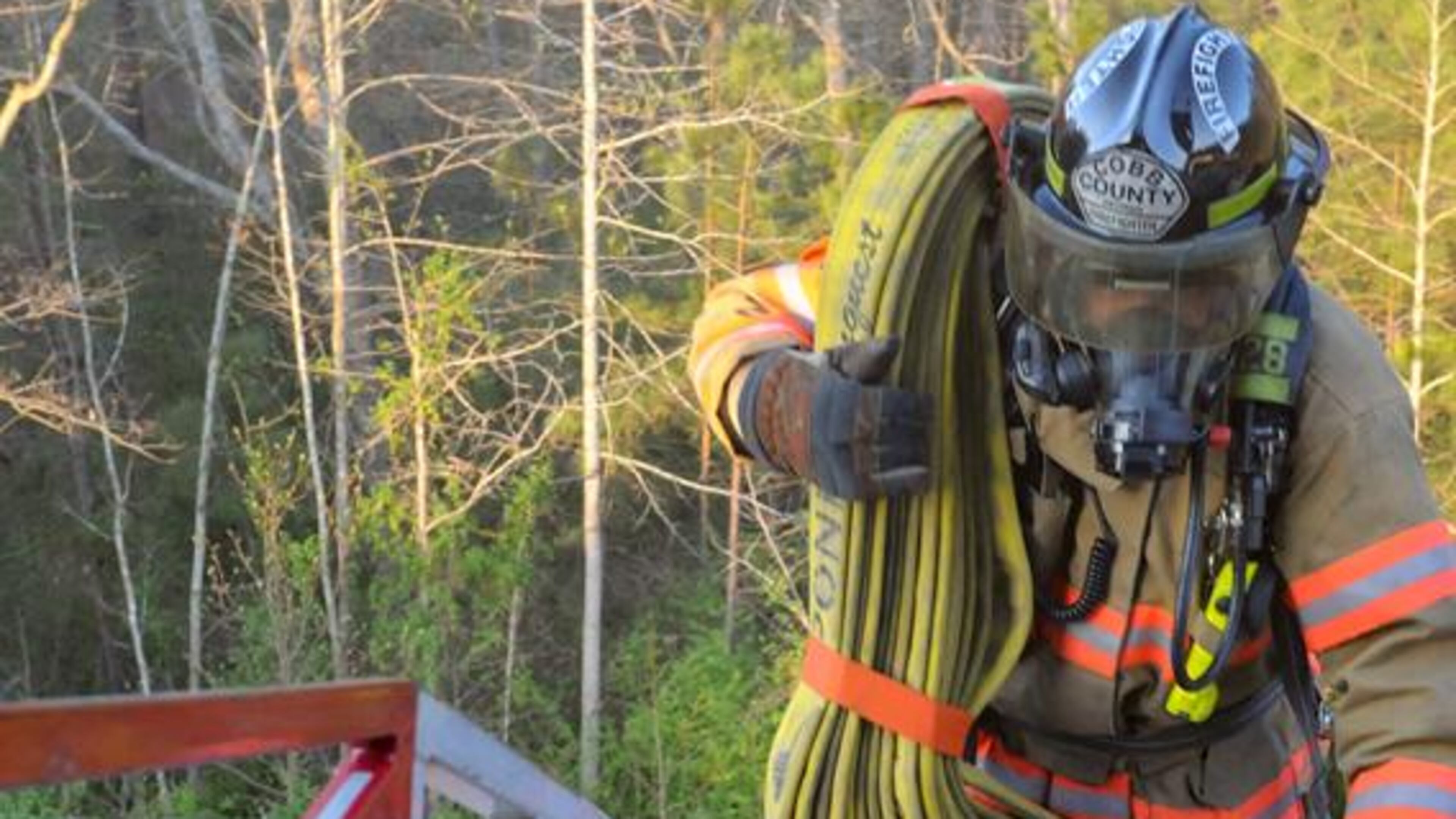 New respiratory protective equipment is replacing the 10-year-old equipment of the Cobb County Fire Department to better protect more than 700 Cobb firefighters. (Courtesy of Cobb County)
