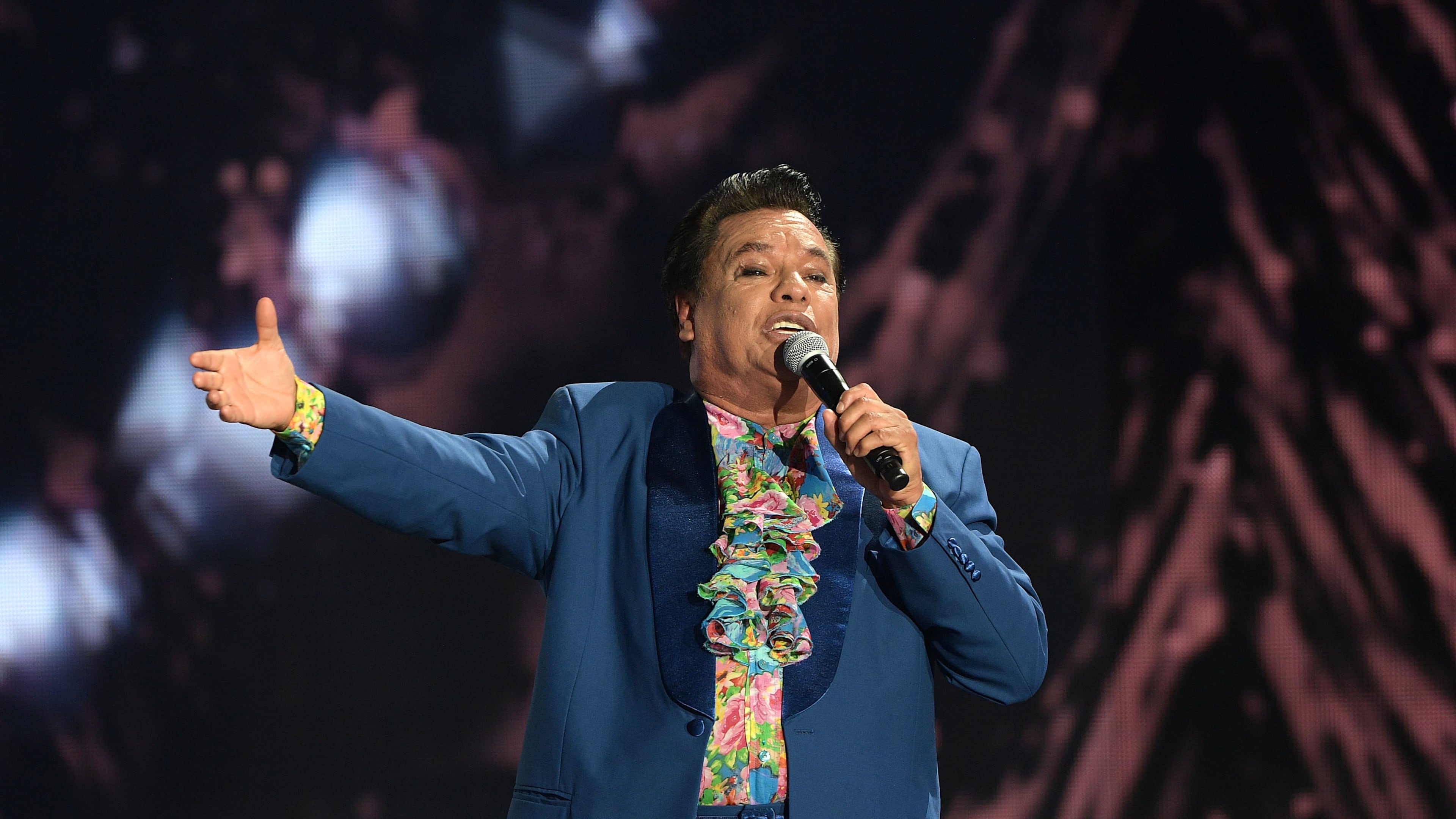 Juan Gabriel performs at the Billboard Latin Music Awards in Miami in April. (Photo by Rodrigo Varela/Getty Images)
