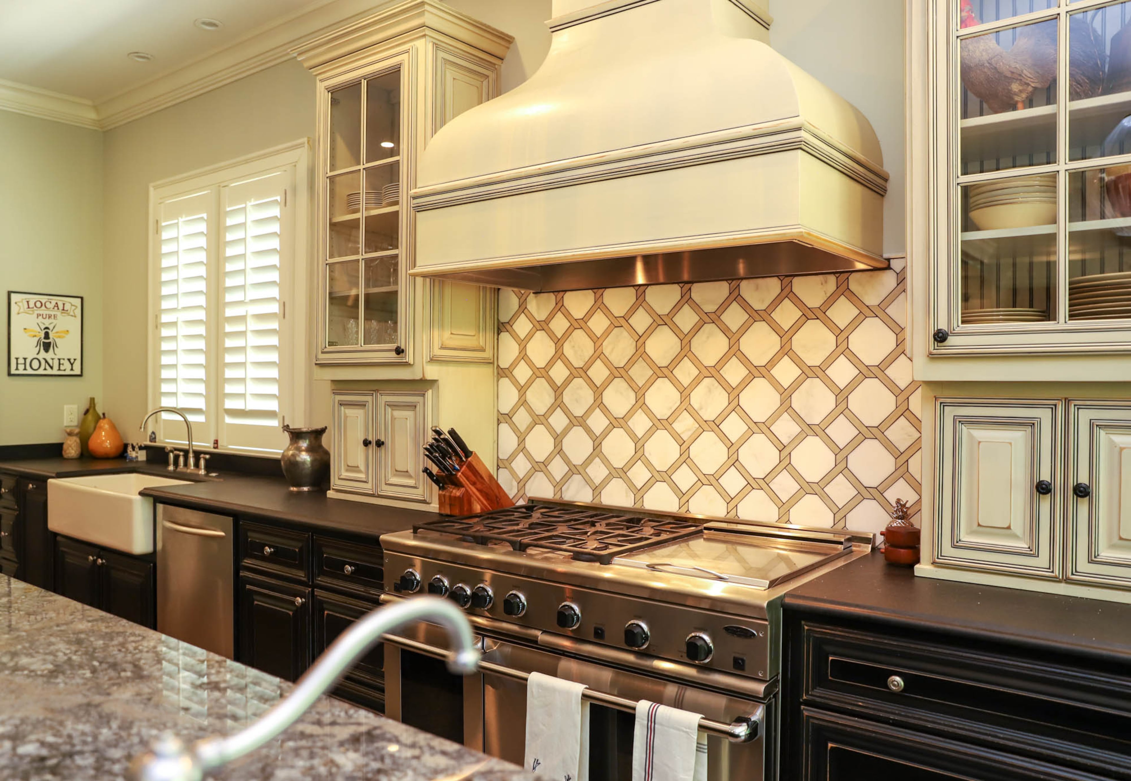 David Diehl and Jason Warshaw loved the look of the kitchen when they bought their Atlanta home in 2016. The only change they've made in the three years they've lived there is to update the backsplash above the stove in Casa Rustica tiles from Floor & Decor.