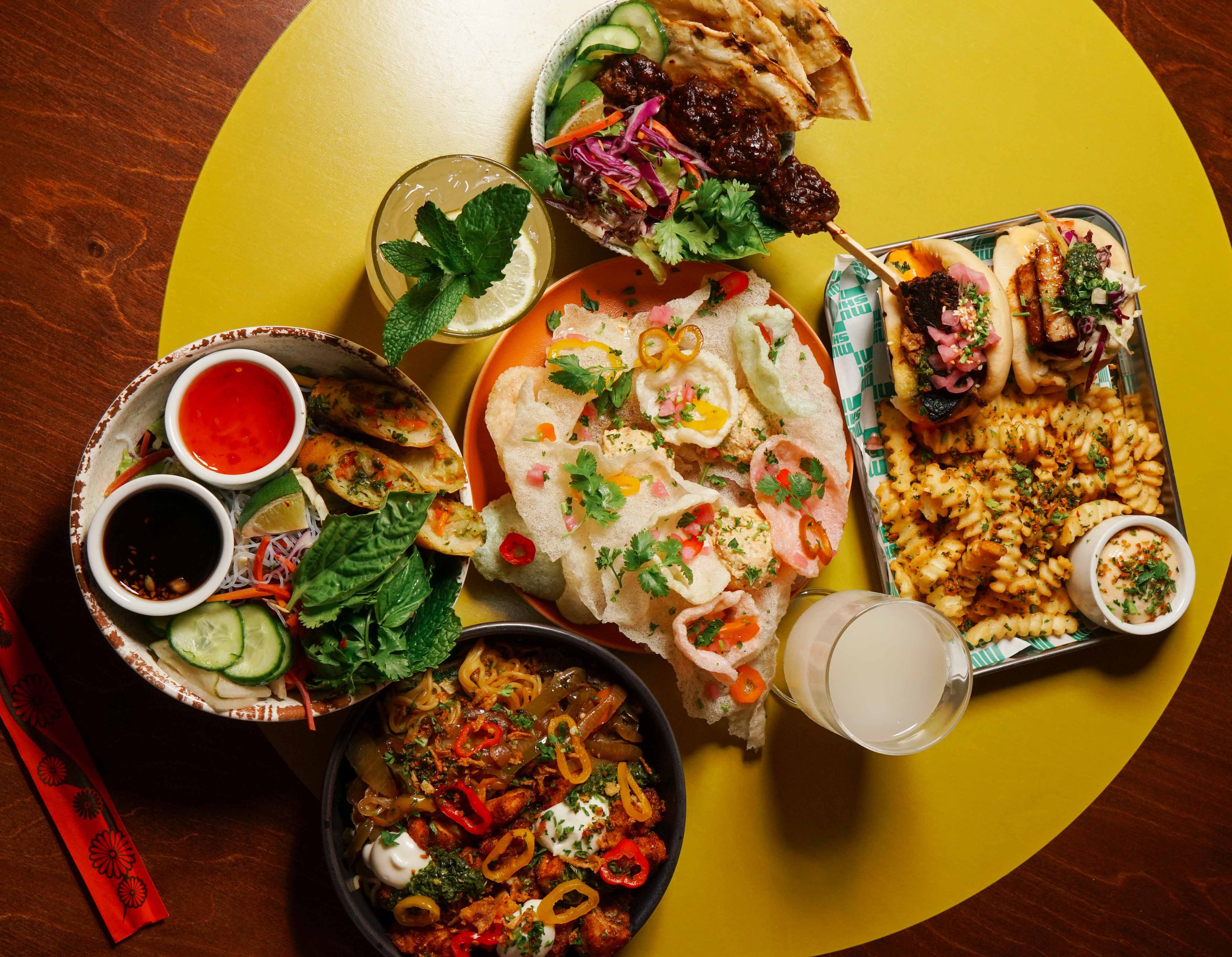 The cooking at Mushi Ni combines the sensibilities of married couple Michael Le, who was raised in the U.S., and Tanya Jimenez, who grew up in the Philippines. (Courtesy of Drew Perlmutter/Mushi Ni)