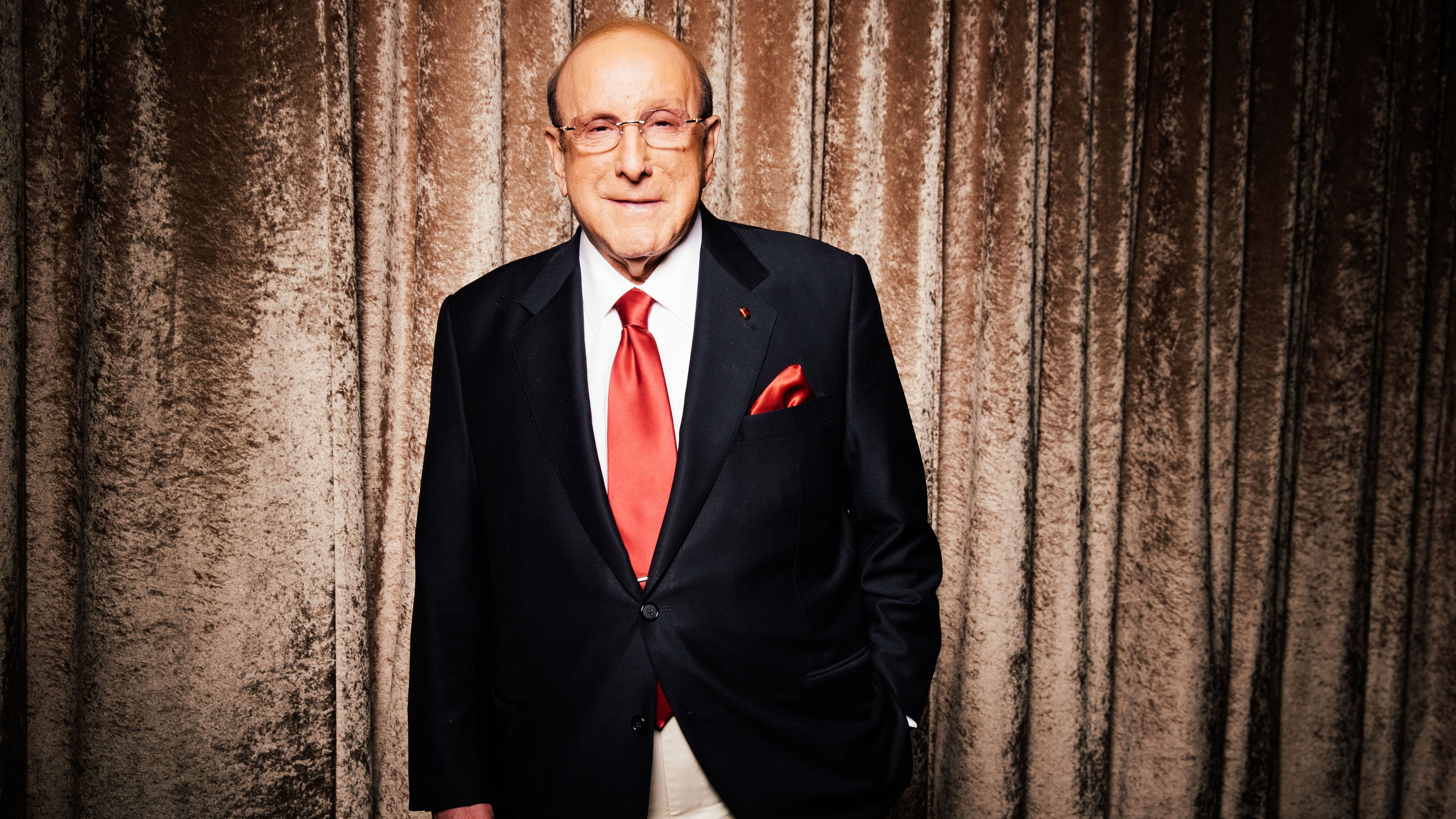 FILE - Clive Davis, chief creative officer of Sony Music, appears during press day in Beverly Hills, Calif., on Jan. 23, 2014, prior to Davis' annual pre-Grammy gala. (Photo by Casey Curry/Invision/AP, File