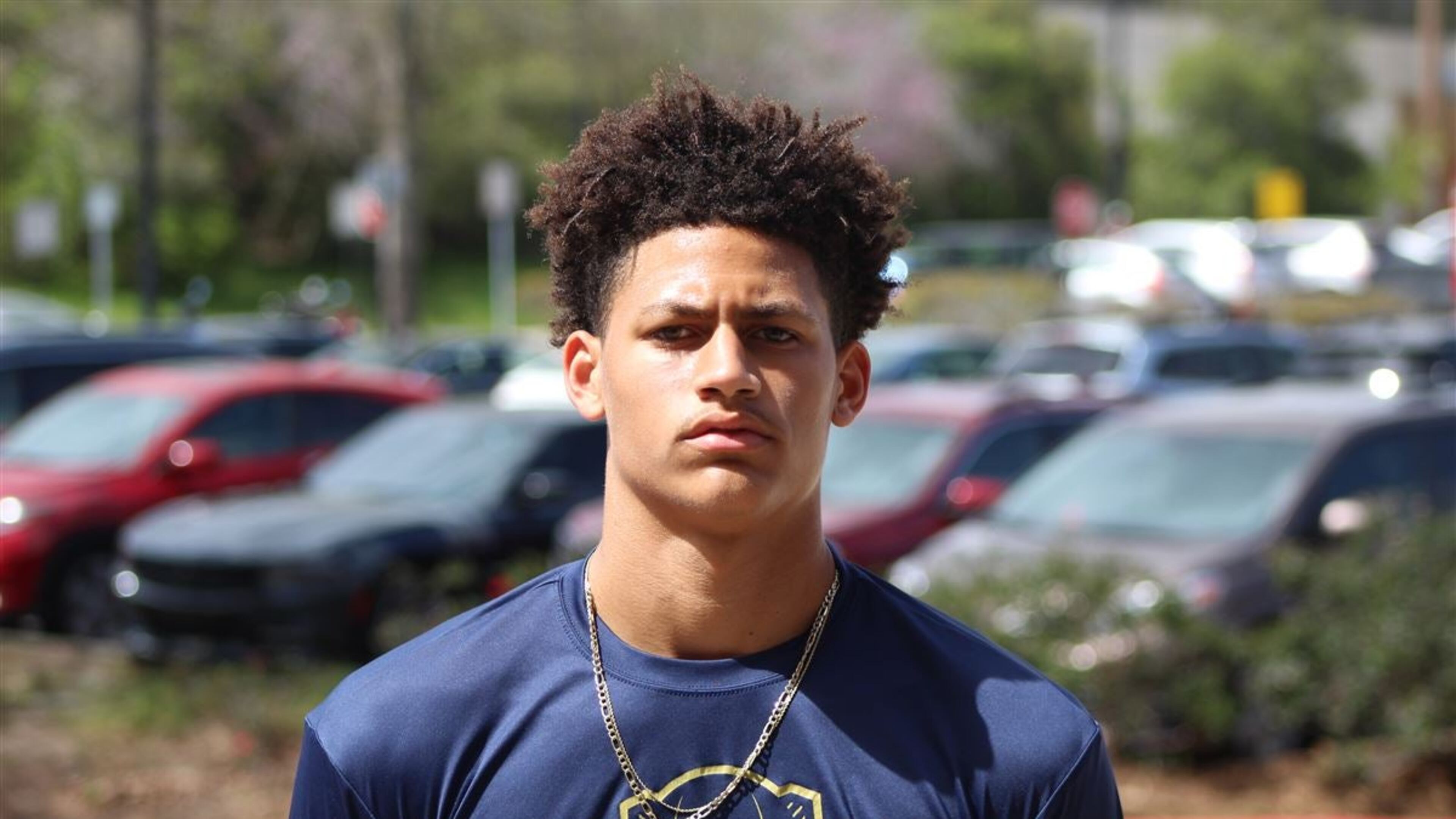 Wide receiver James BlackStrain of Holy Trinity Episcopal Academy in Melbourne, Fla. He announced his commitment to Georgia Tech on May 13, 2020. (247Sports)
