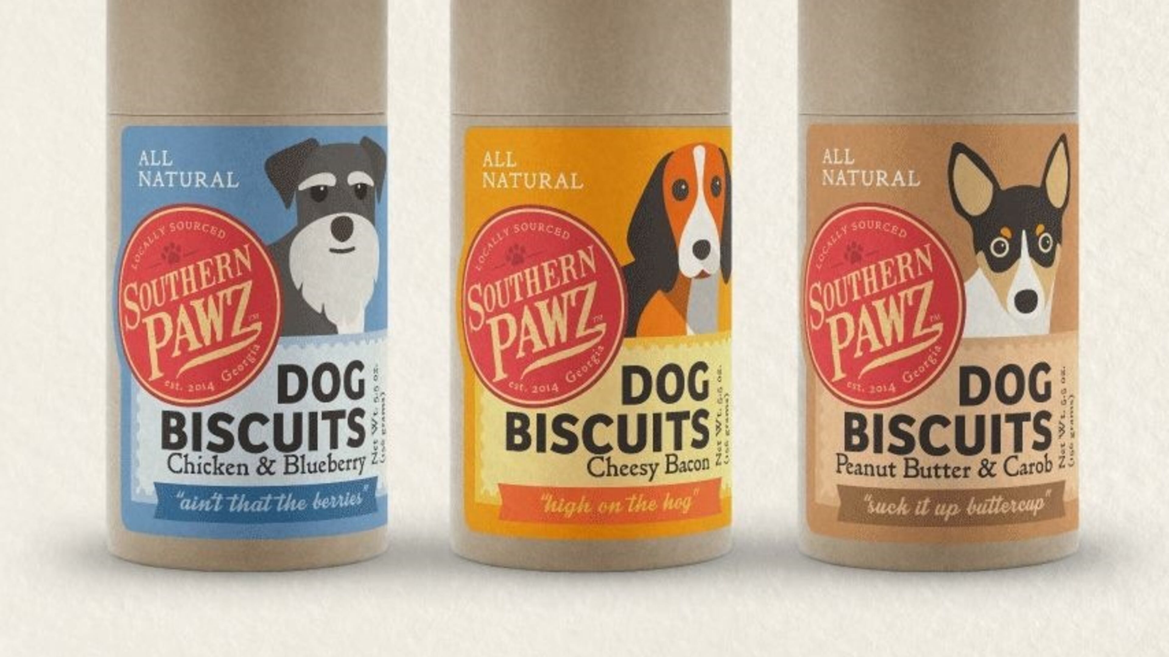 Chicken and blueberry treats from Southern Pawz