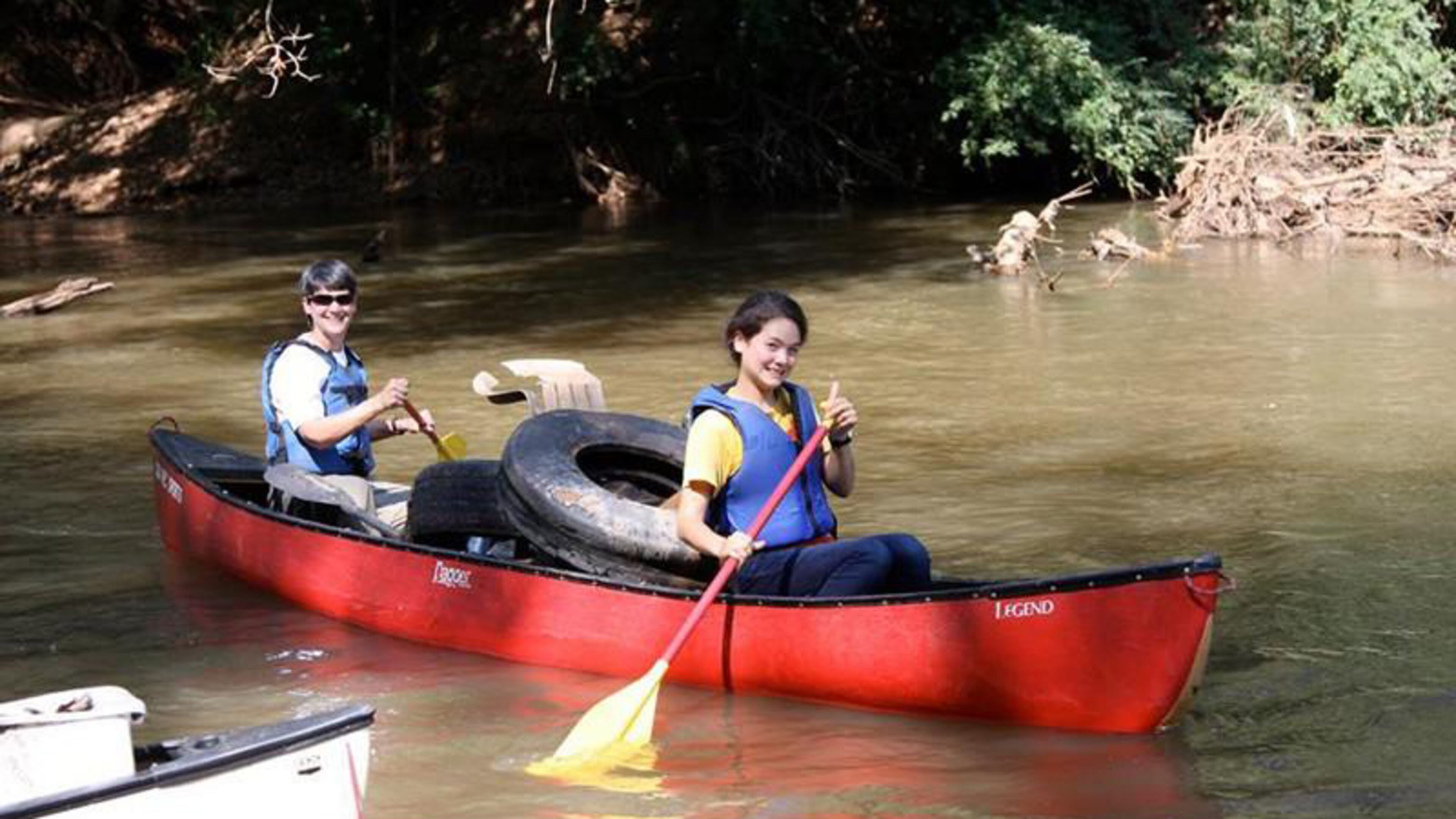Volunteers can bring their own watercraft to the Roswell edition of Rivers Alive, the annual cleanup of the Chattahoochee River. This year’s event in Roswell is Saturday, Sept. 28, at Riverside Park. RIVERS ALIVE via Facebook