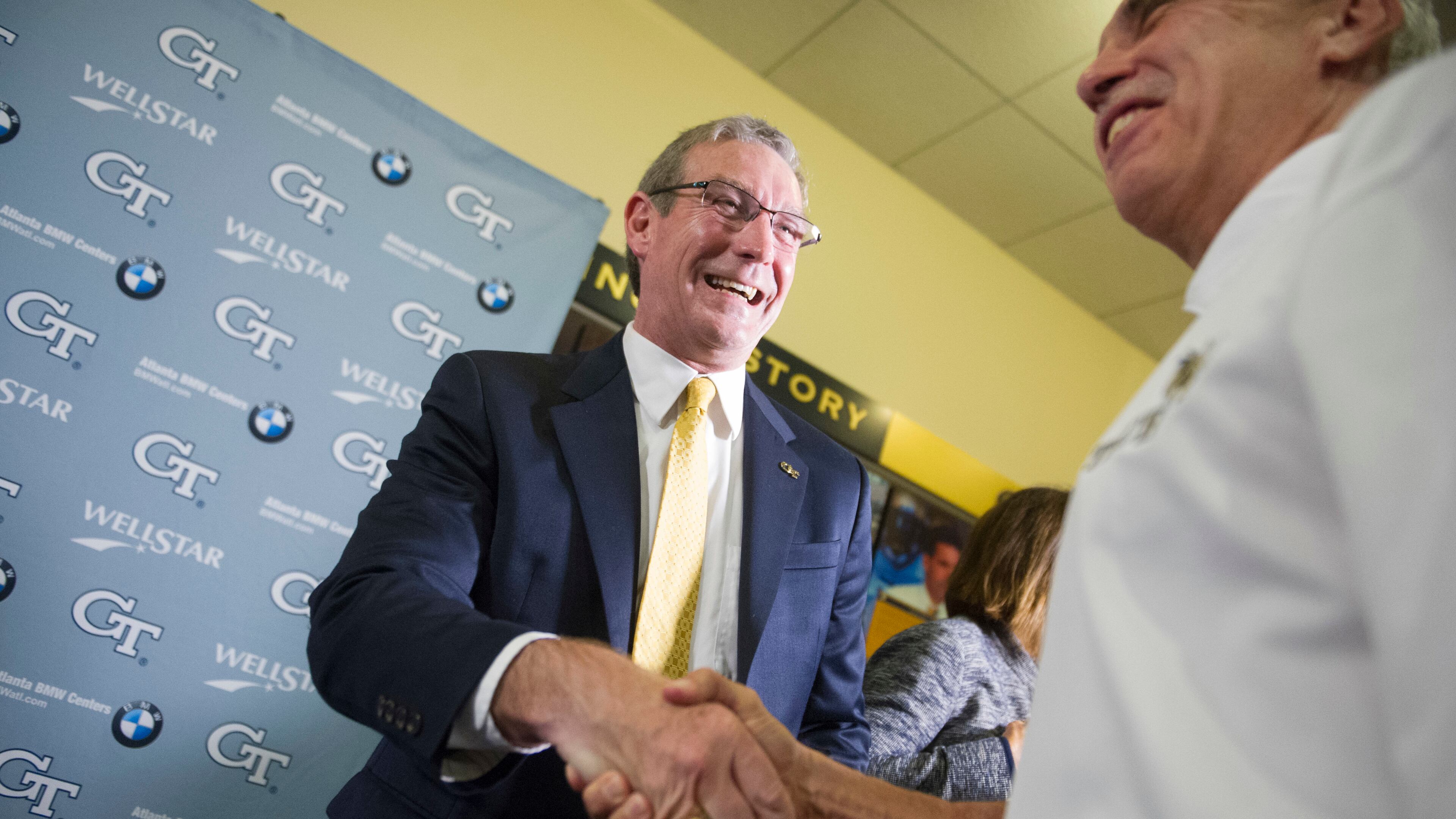 Georgia Tech athletic director Todd Stansbury could be a part of the College Football Playoff selection committee starting next season. (AP Photo/John Amis)