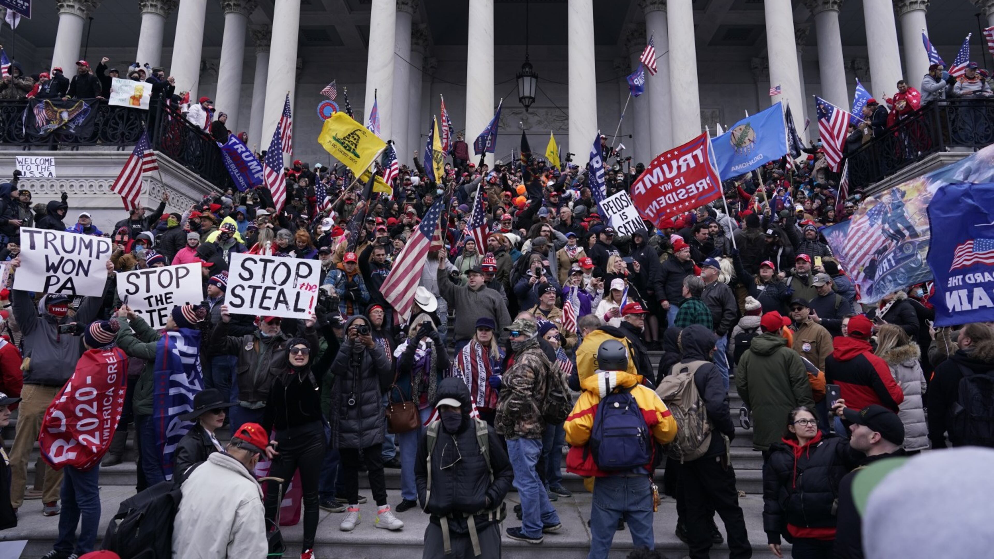 Authorities are seeking to identify people who stormed the U.S. Capitol building on Jan. 6. (McClatchy Tribune photo)