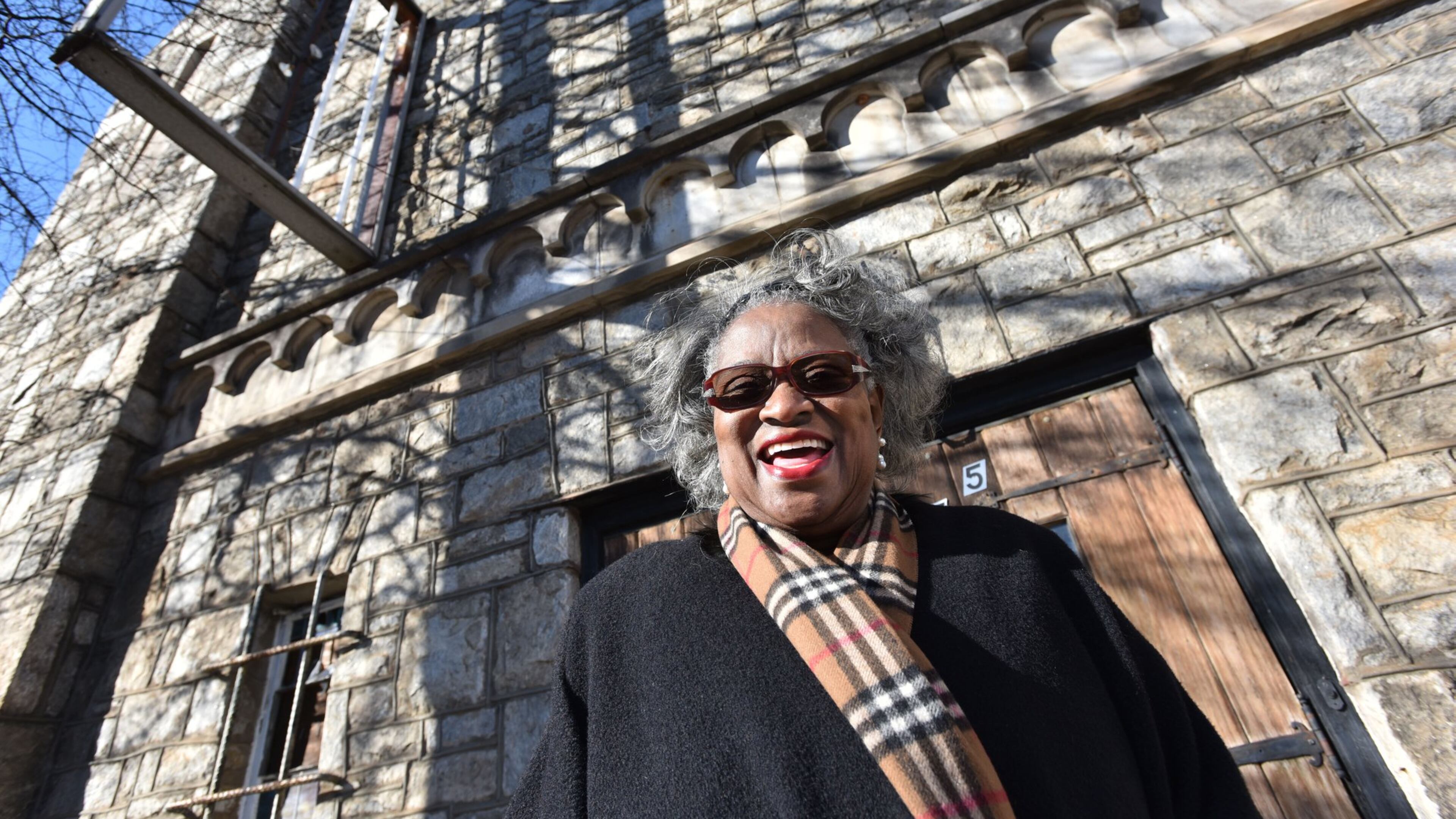 Juanita Jones Abernathy, widow of the Rev. Ralph David Abernathy, outside West Hunter Baptist Church. She was a seminal character in the American civil rights movement. HYOSUB SHIN / HSHIN@AJC.COM