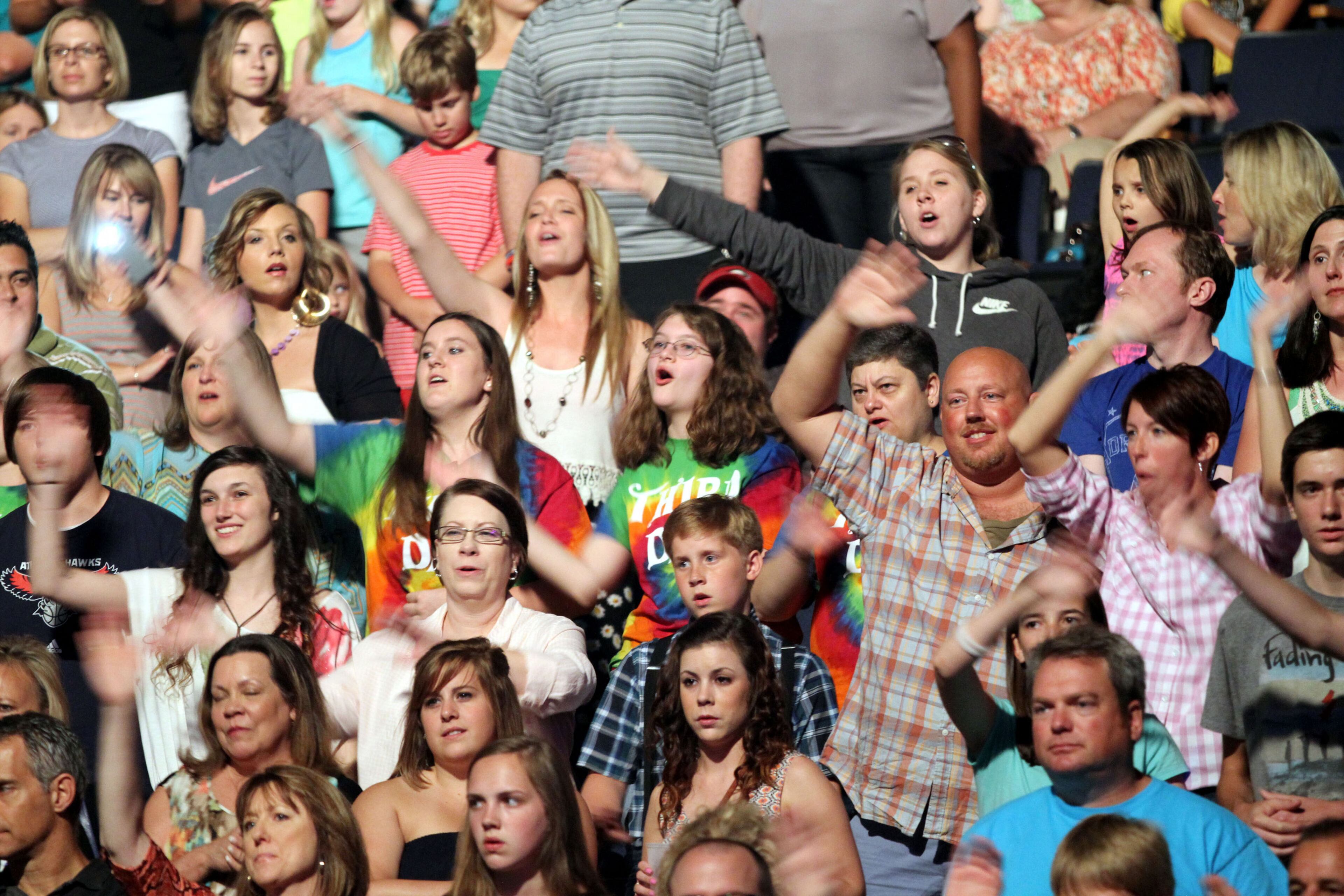104.7 The Fish presented the sold out Fish Fest with Third Day and Friends Saturday night at the Gwinnett Arena. Also performing were the Christian acts Needtobreathe, Jamie Grace and Royal Tailor. Robb D. Cohen/RobbsPhotos.com