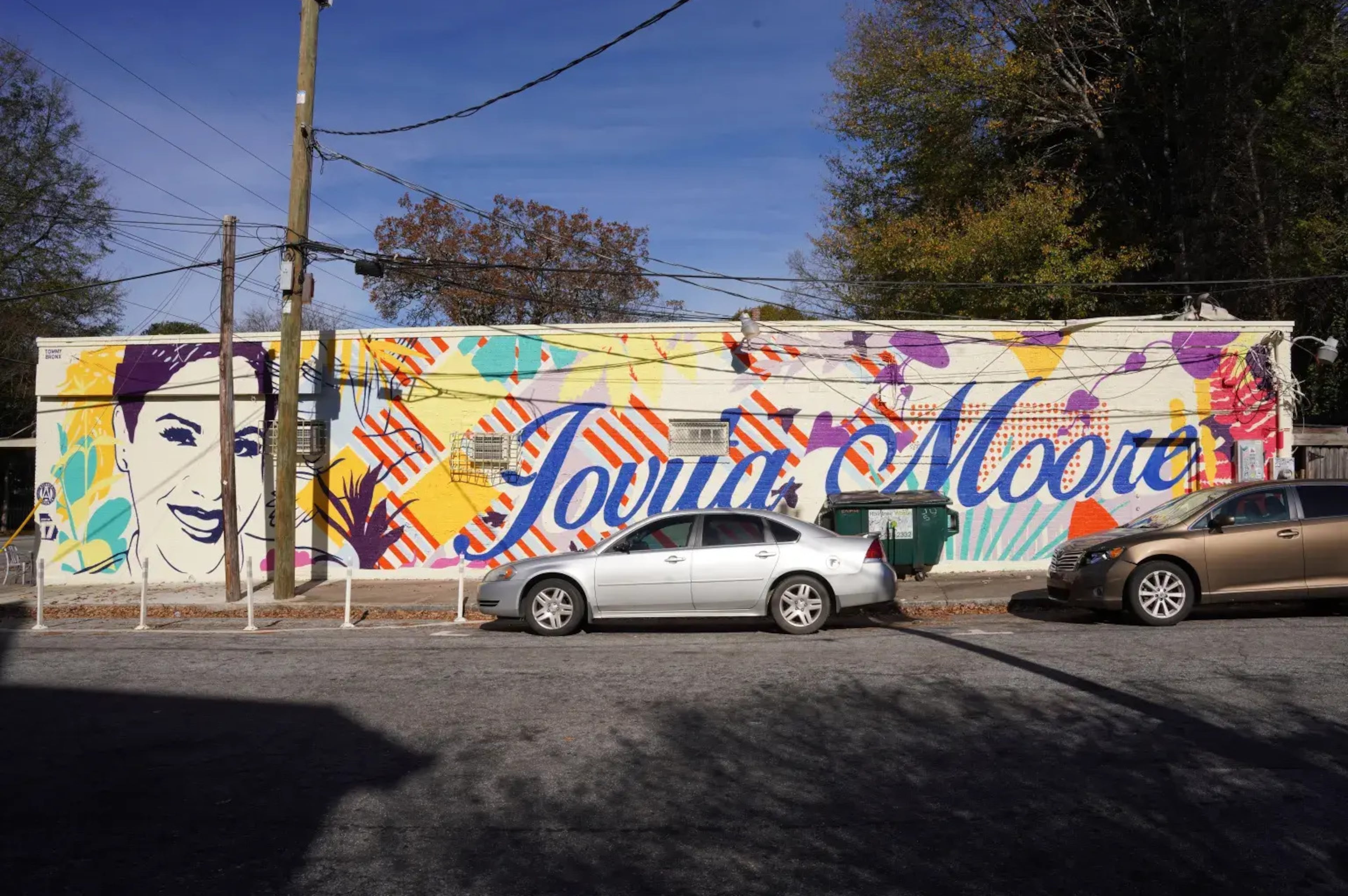 Jovita Moore mural removed