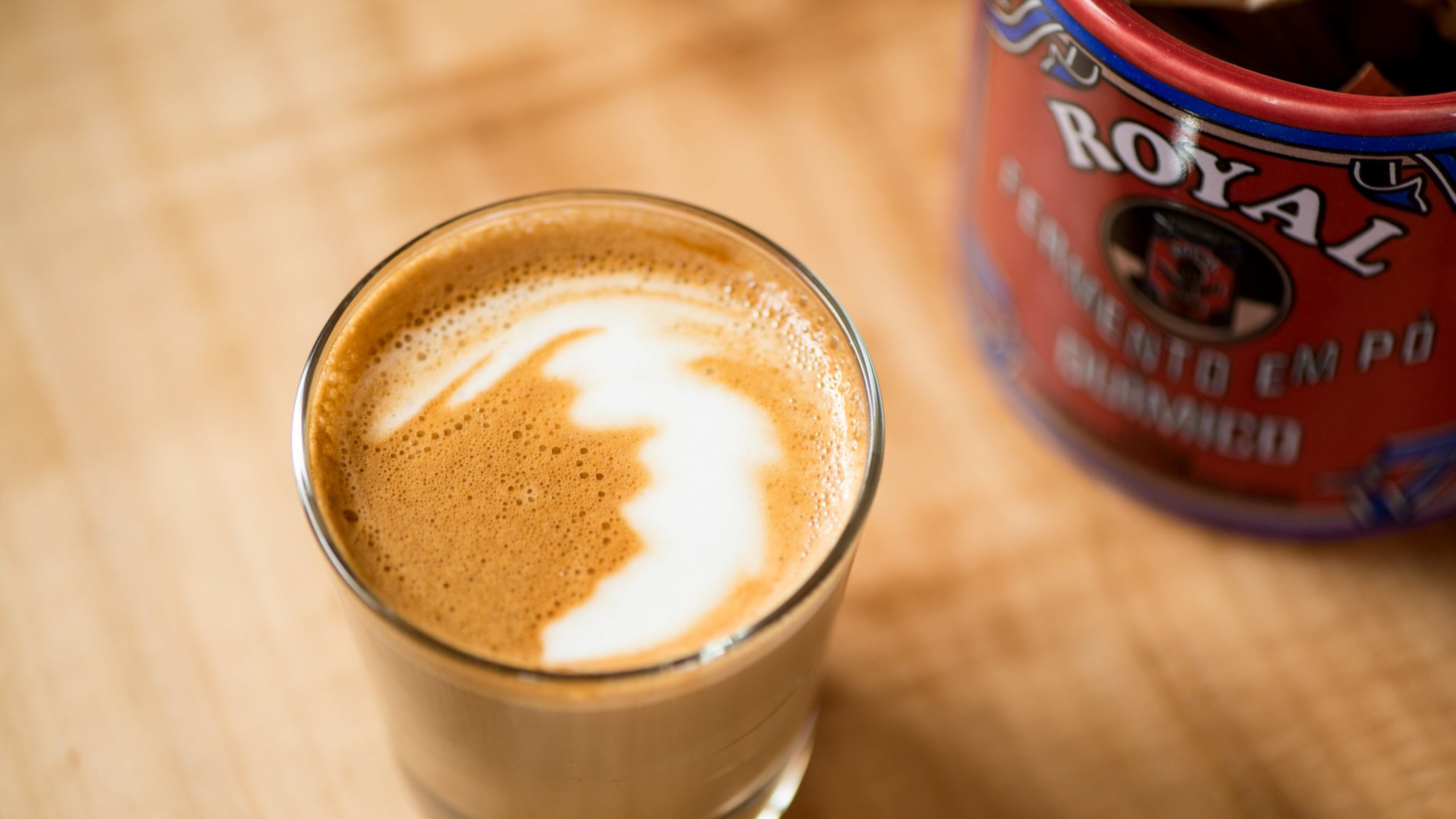 Cortado from the coffee bar at Buteco. Photo credit- Mia Yakel.