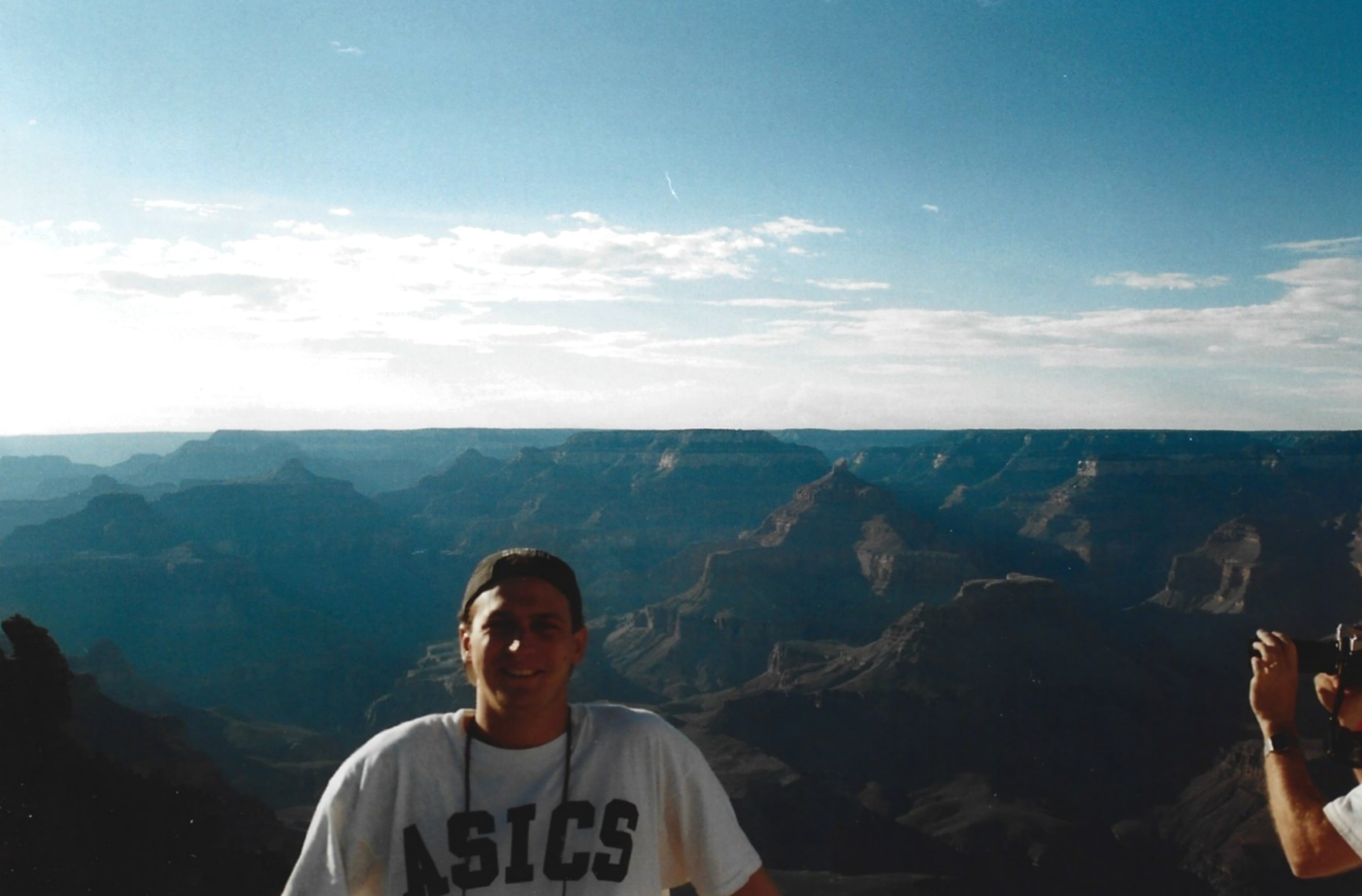 Steve stands in front of the Grand Canyon in Arizona. (Courtesy of Steve Leo)