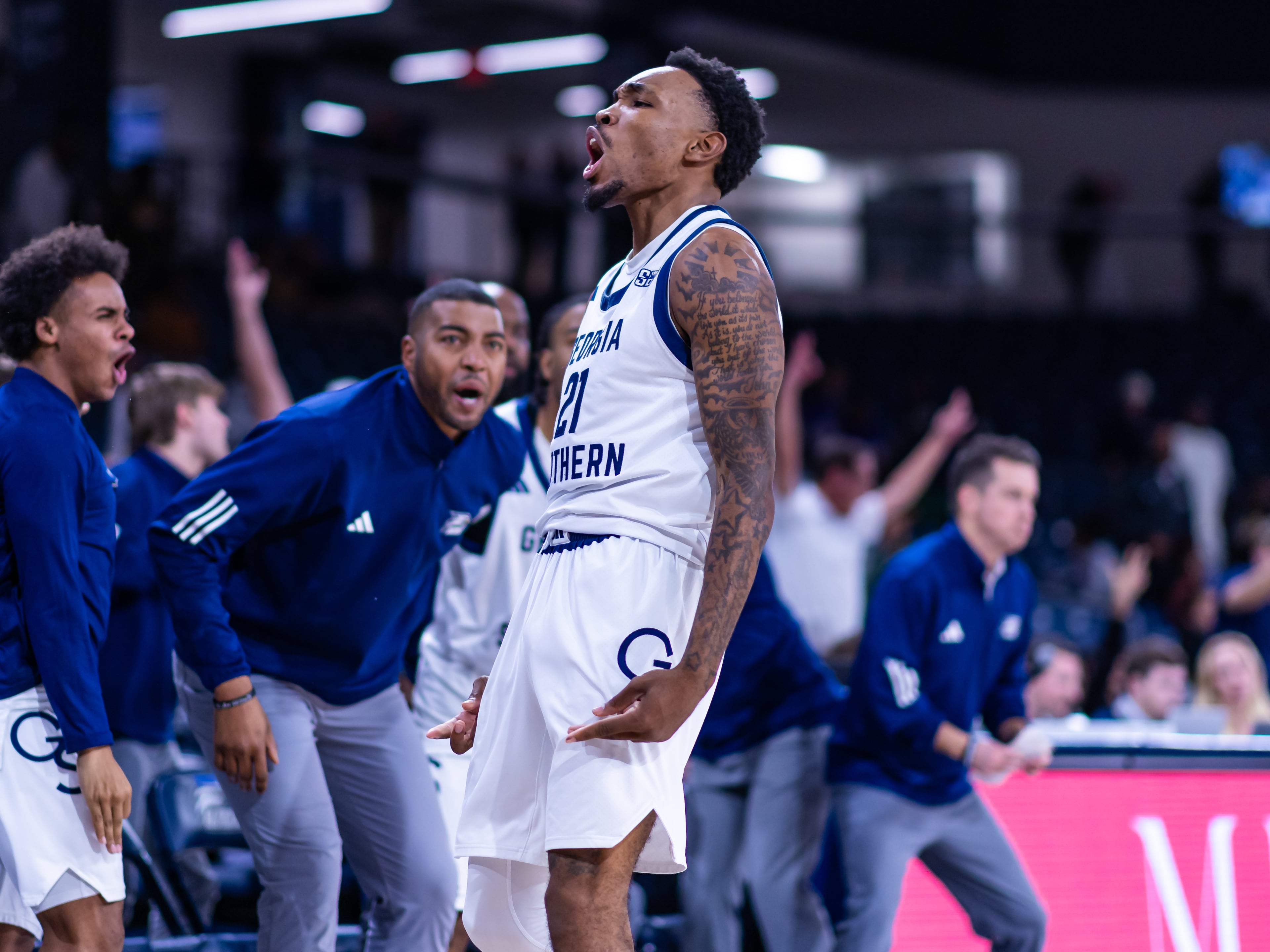 Georgia Southern's Spudd Webb during a December game against James Madison.