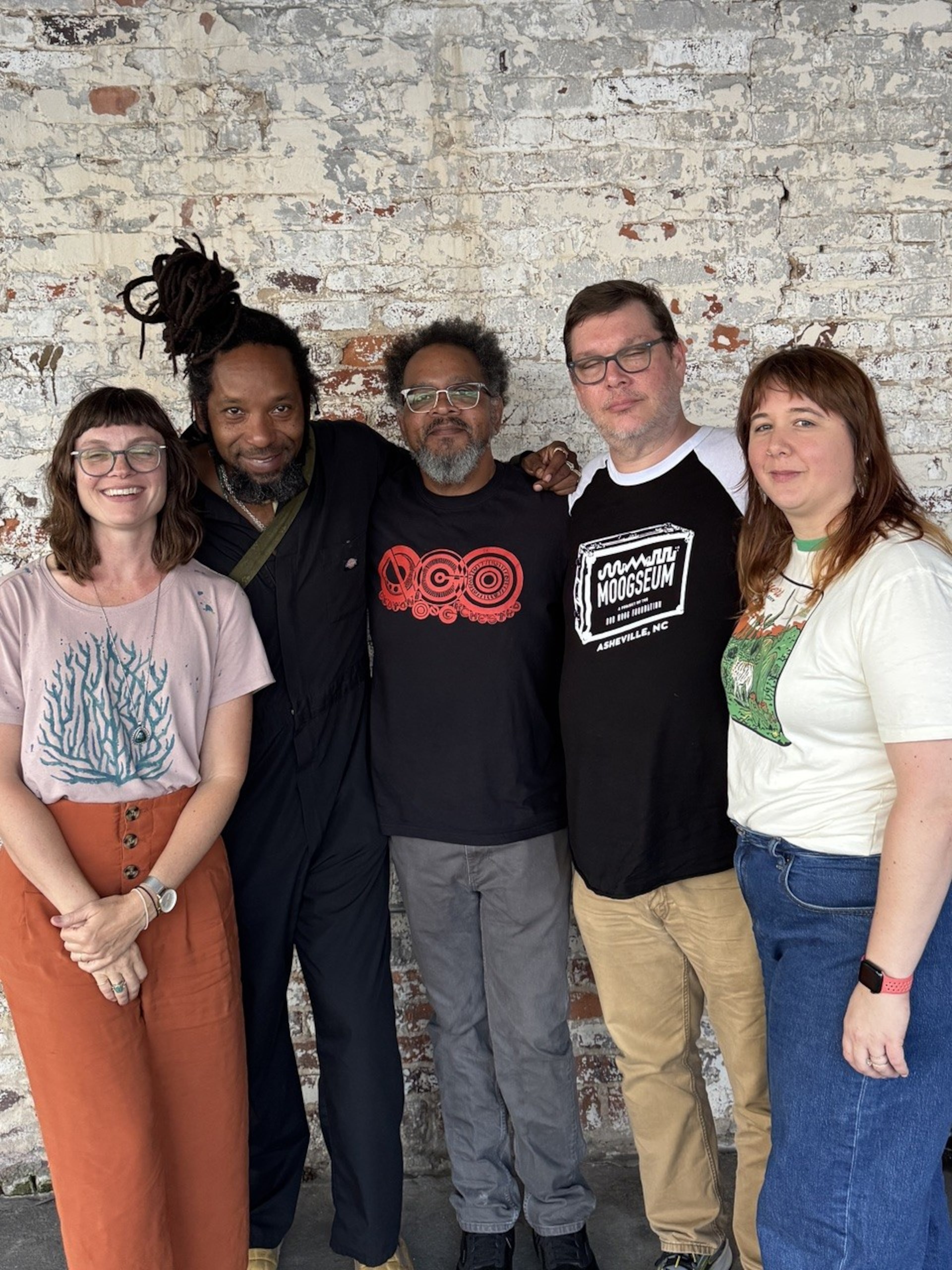 Monday Night Creative Music Series co-founders (from left) Katherine Young, Kebbi Williams, Will Hamilton, Jeff Albert and Alexandria Smith. Not pictured: co-founder Ipek Eginli. (Photo courtesy of Monday Night Creative Music Series)