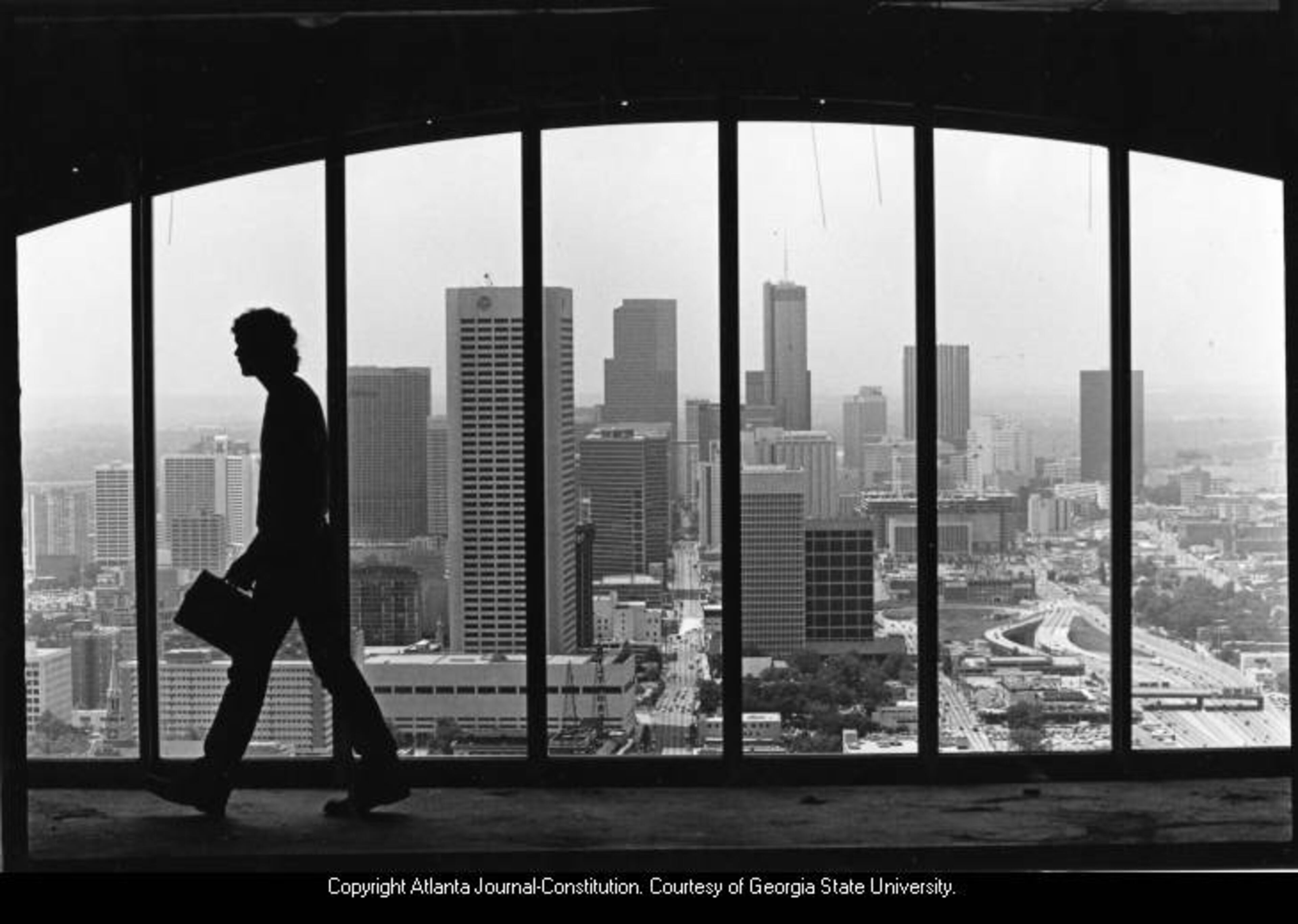 1987 -- The view of downtown Atlanta from IBM Tower (now One Atlantic Center). RICH ADDICKS / AJC FILE