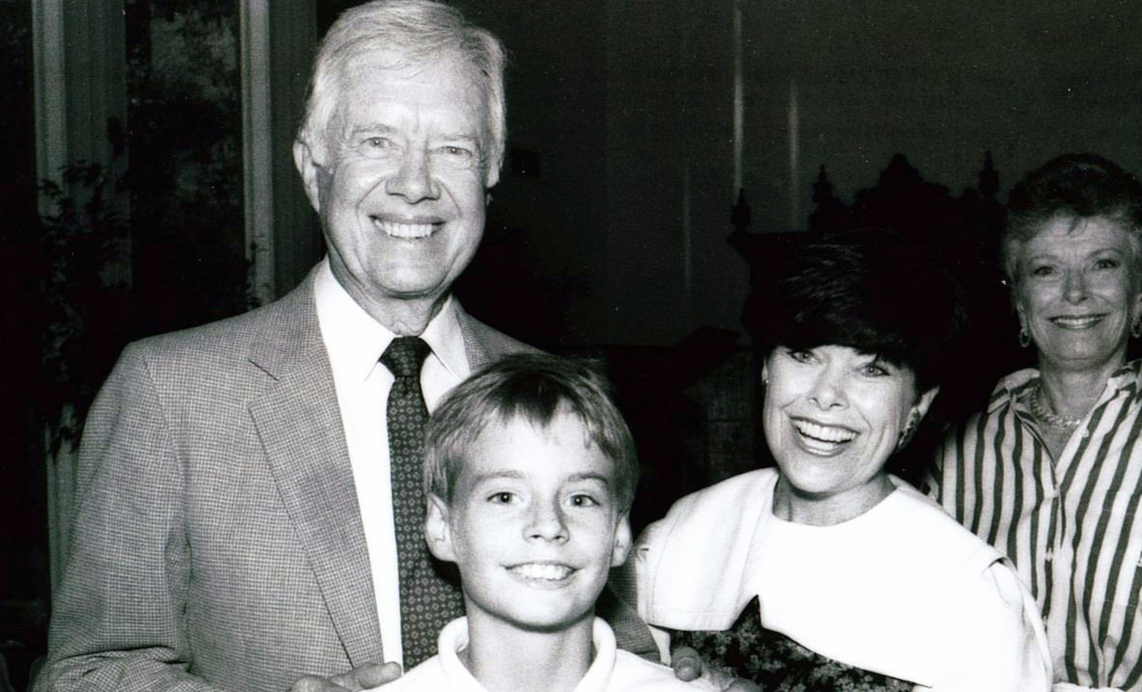 Ross Alford: I met Jimmy Carter when I was around 10. He held a fundraiser at my grandfather's property in Stone Mountain. There was barbecue, and professional pyrotechnics were installed. I can't really remember what it was all about, but the Secret Service came out about a month in advance and set up security cameras and spotlights throughout the property, which at the time was around 300 acres or so. Expecting Jimmy Carter to arrive in some sort of limousine was not the case; instead he and Rosalynn arrived in an unmarked, blacked out, windowless van. Long story short, I got to meet him, and all cousins, brother and I had our picture taken with him inside my grandfather's house. He was a nice guy, and my grandfather was a golf fanatic and actually wrote a golf joke book, so my grandfather and Jimmy Carter swapped signatures on each of their books and joked. It is a memory I will never forget.