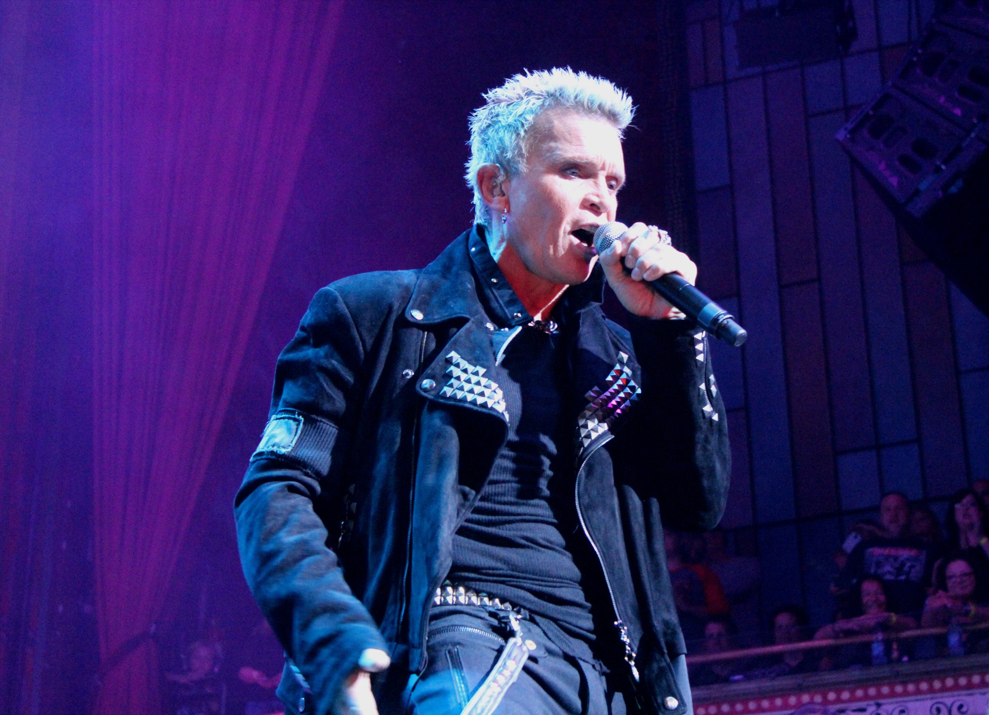 Rocker Billy Idol was in Atlanta recently, performing a sold-out show at The Taberancle on May 26, 2015. Photo: Melissa Ruggieri/AJC