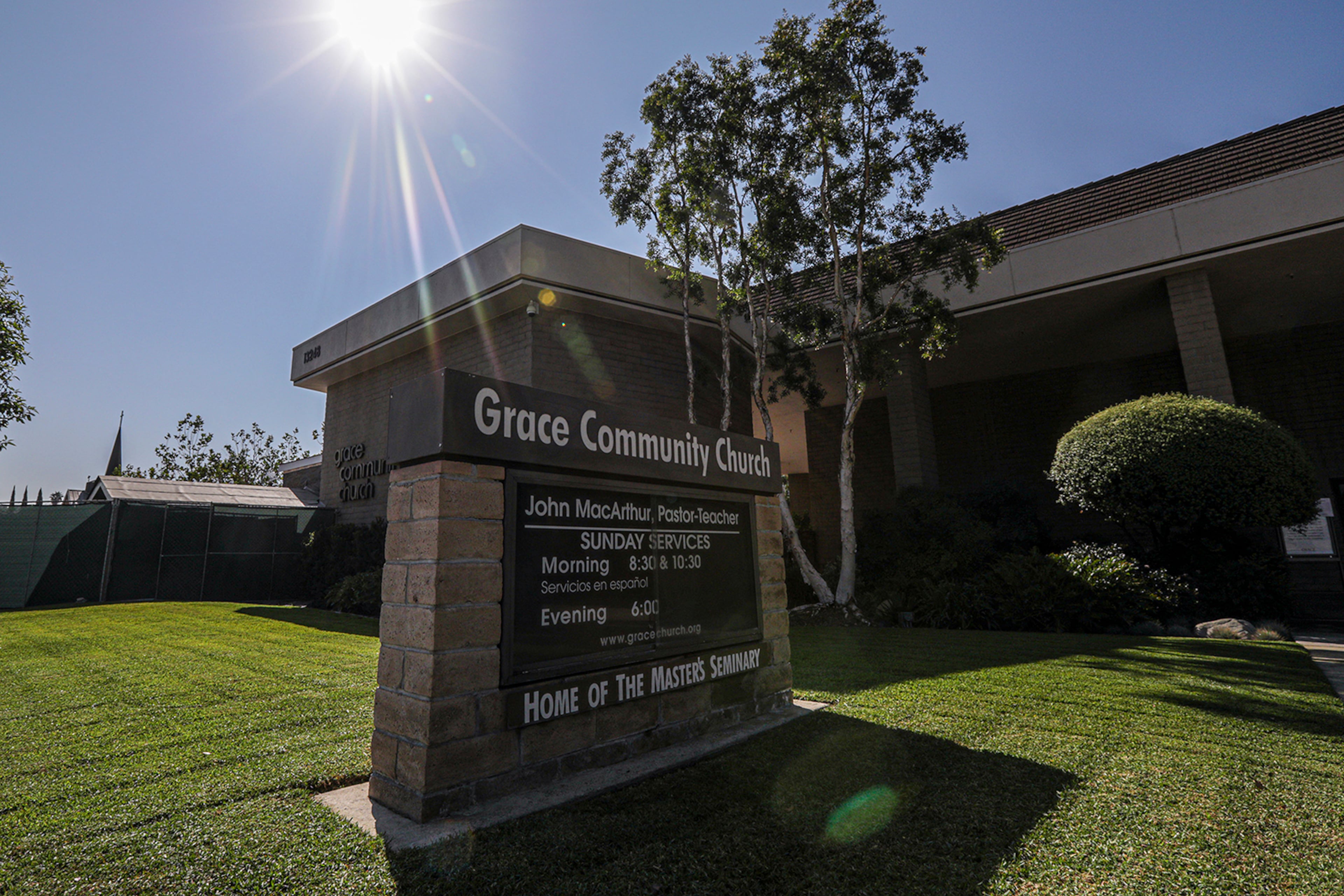 Grace Community Church on Friday, Sept. 4, 2020 in Sun Valley, California. (Irfan Khan/Los Angeles Times/TNS)
