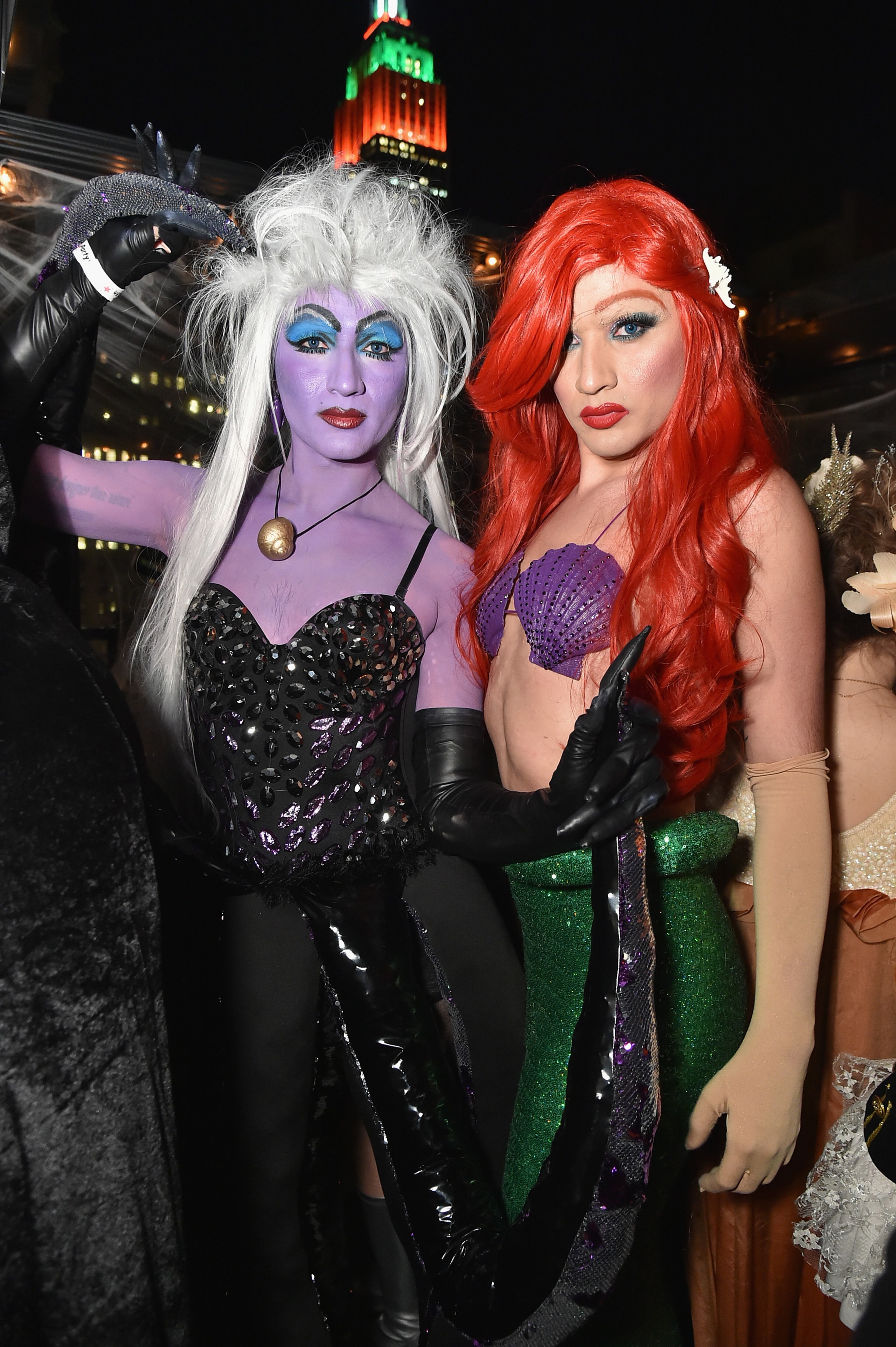 NEW YORK, NY - OCTOBER 31: Jesus Estrada (L) and Antonio Estrada attend Heidi Klum's 18th annual Halloween Party presented by Party City at the Magic Hour Rooftop Bar & Lounge on October 31, 2017 in New York City. (Photo by Mike Coppola/Getty Images for Heidi Klum)