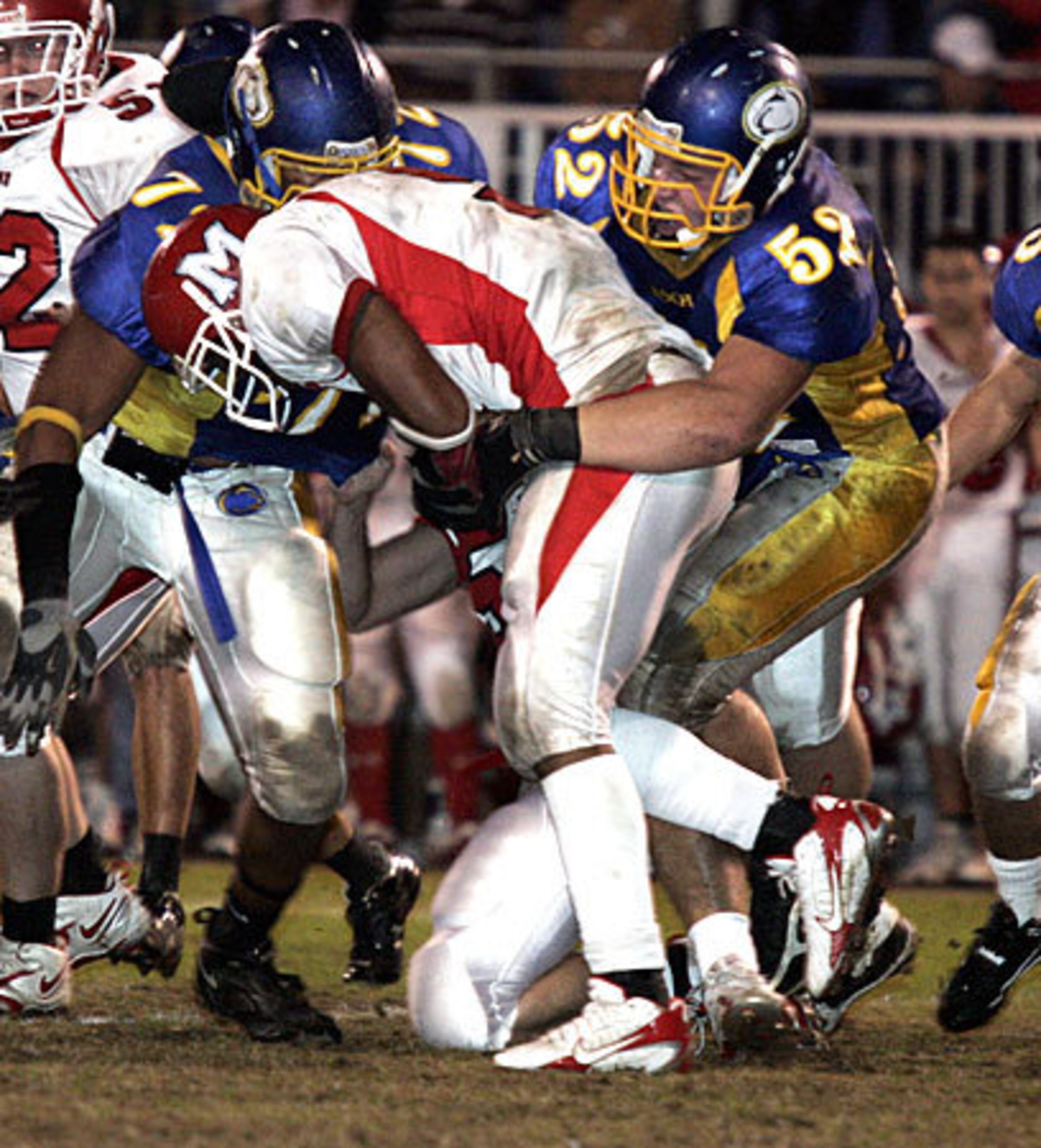 OL Clint Boling (right, No. 52), Chattahoochee: A member of the 2006 AJC AAAAA First Team Offense, Boling was a two-way star for the Cougars.