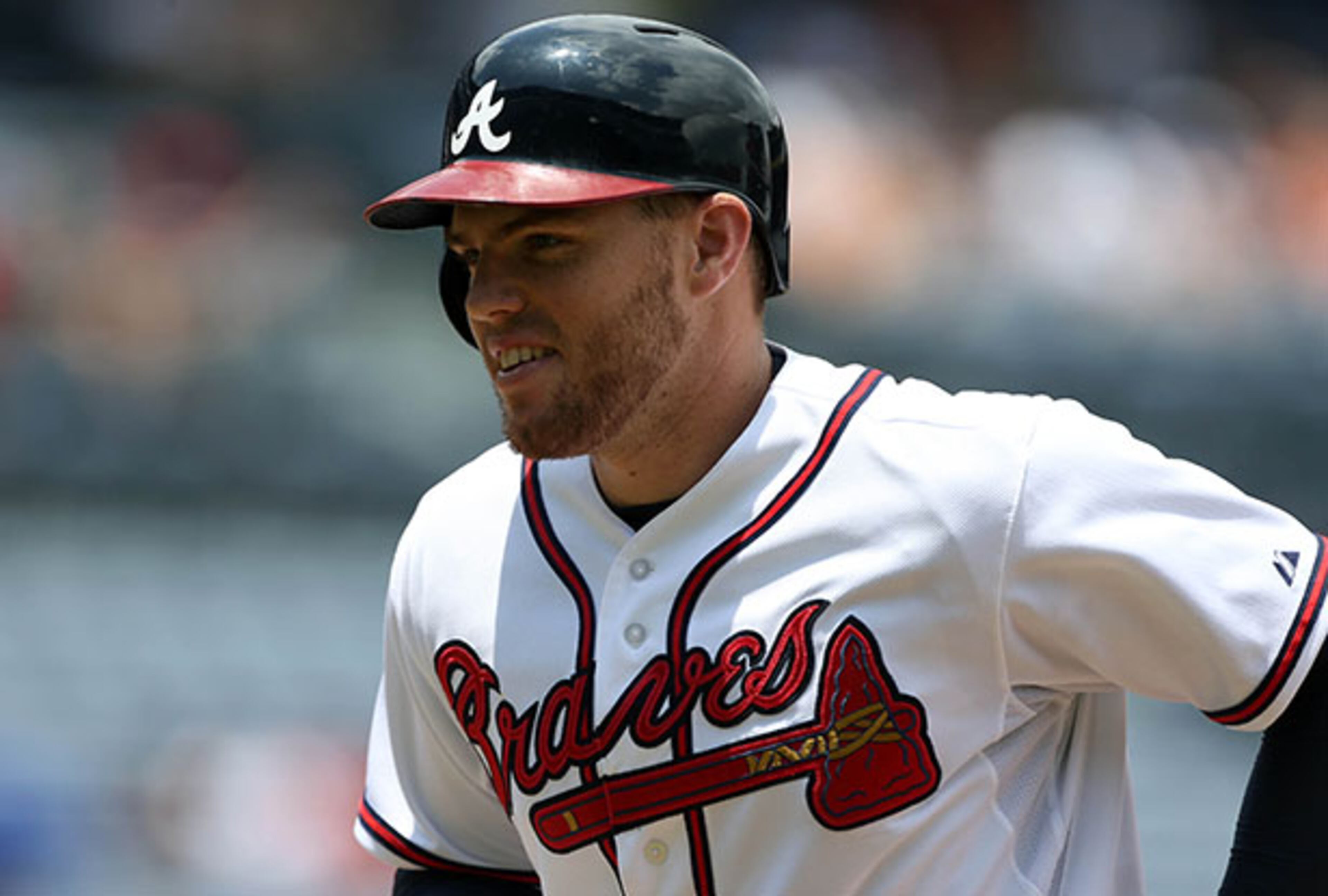 Freddie Freeman has a .337 career average against the Nationals, and has hit .409 in his past 29 games against them entering Friday's series opener at Washington. (Jason Getz/AJC file photo)