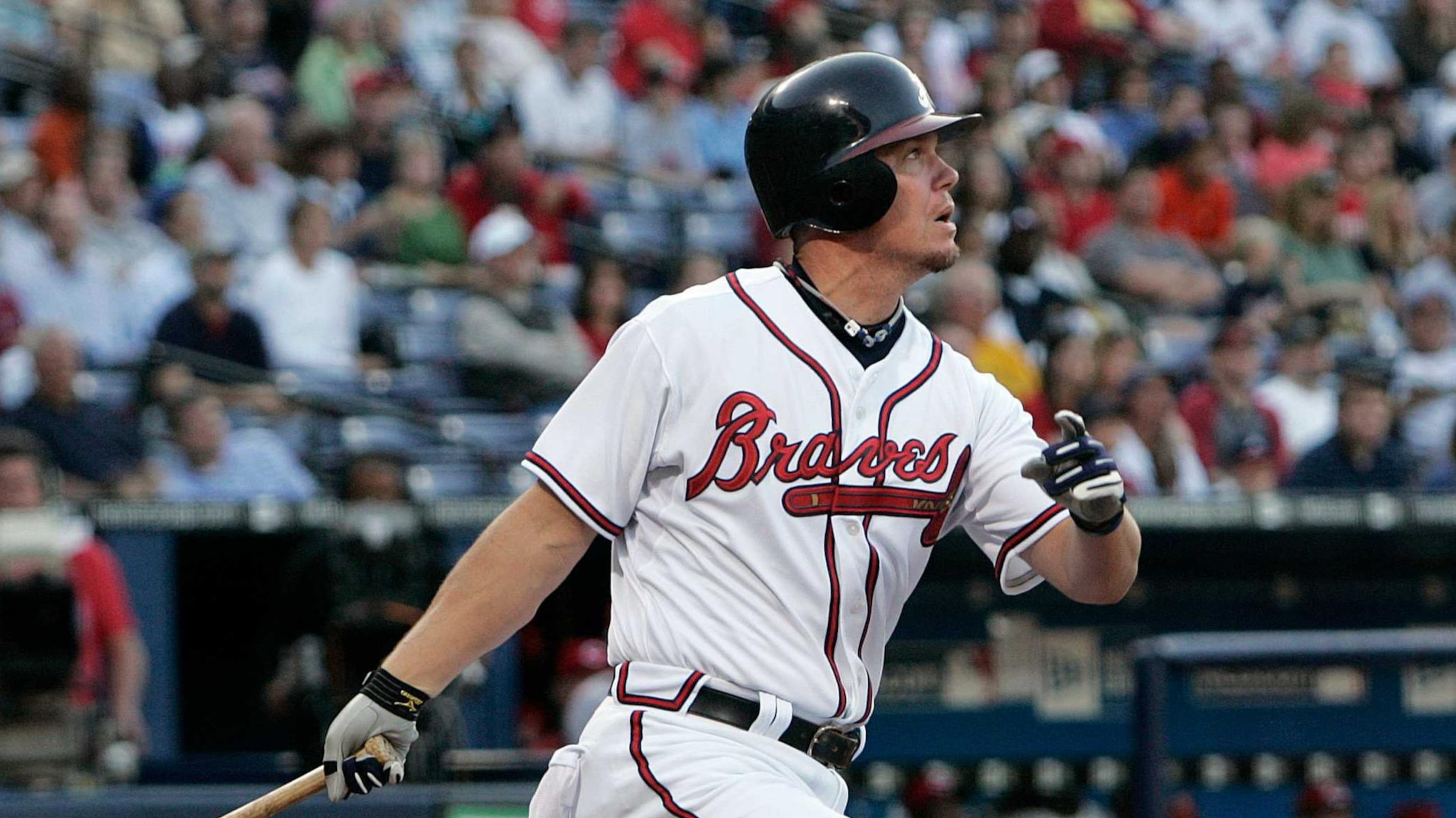 Chipper Jones, who spent his entire 19-year career with the Braves, was elected Wednesday to the National Baseball Hall of Fame in his first year on the ballot, drawing one of the highest voting percentages in history.