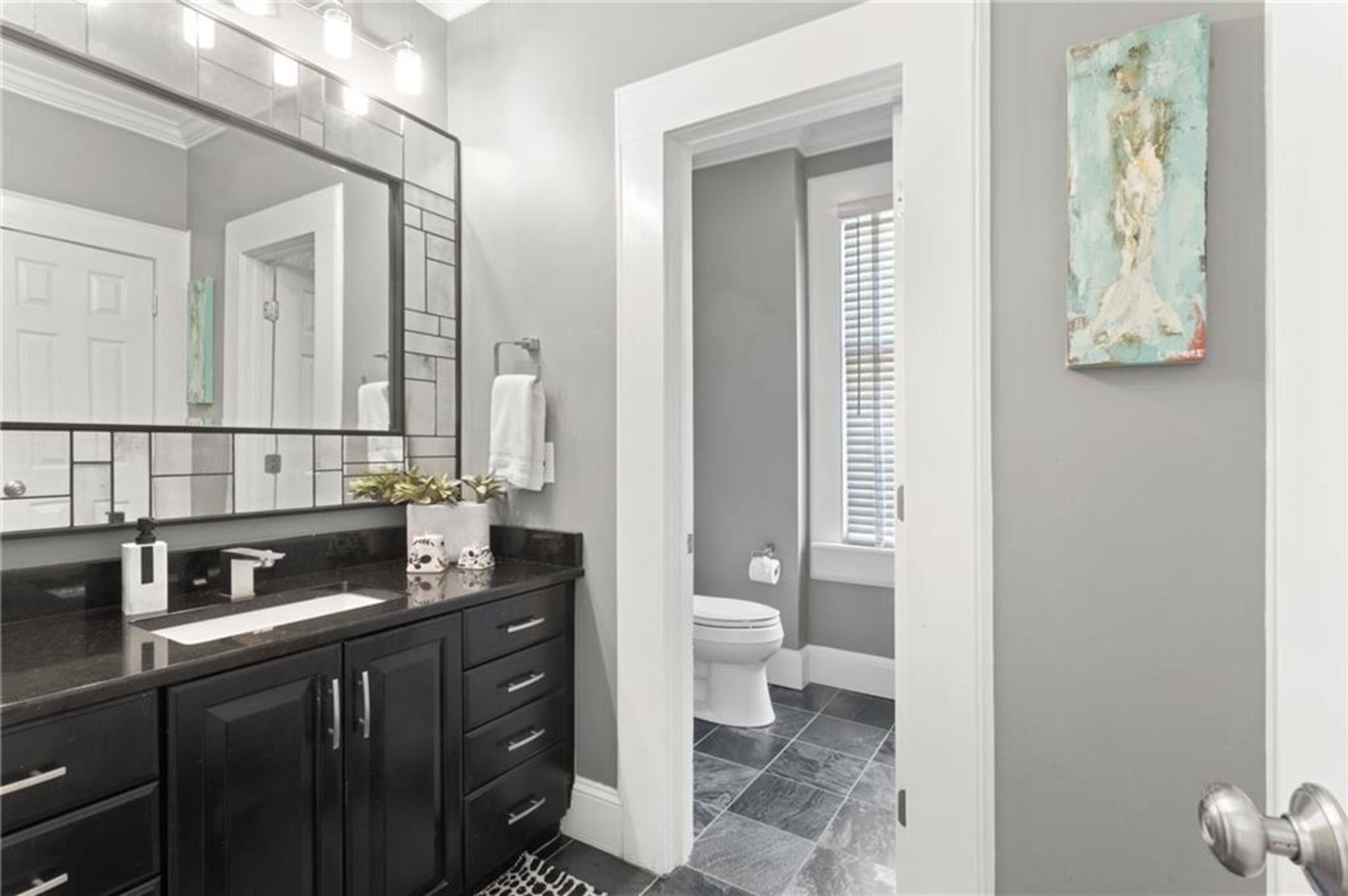 The owner's bathroom.