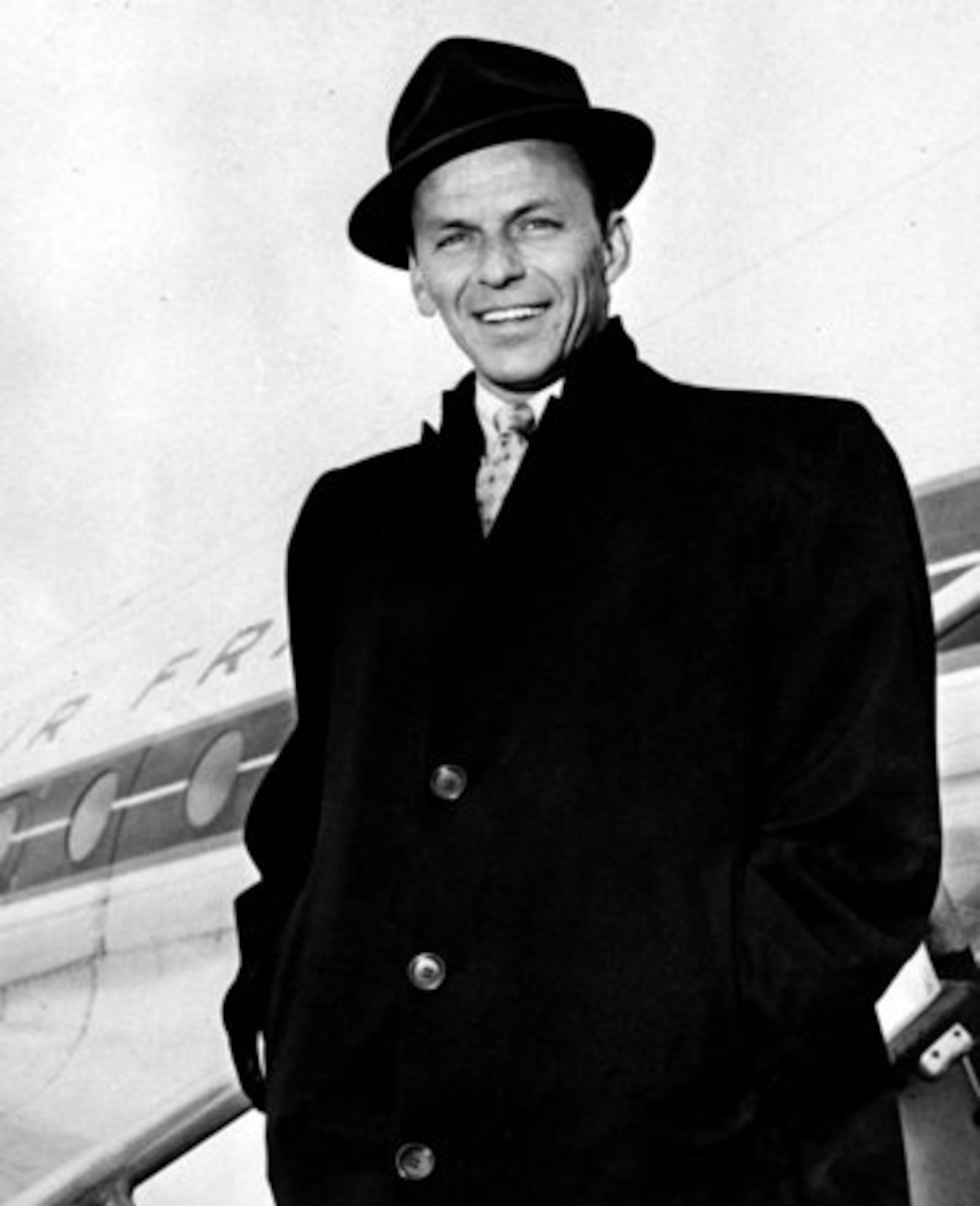 Hard to imagine or even catch a glimpse of Frank Sinatra without a fedora. Ol' Blue Eyes is even wearing it on the U.S. Postal Service commemorative stamp released in May.