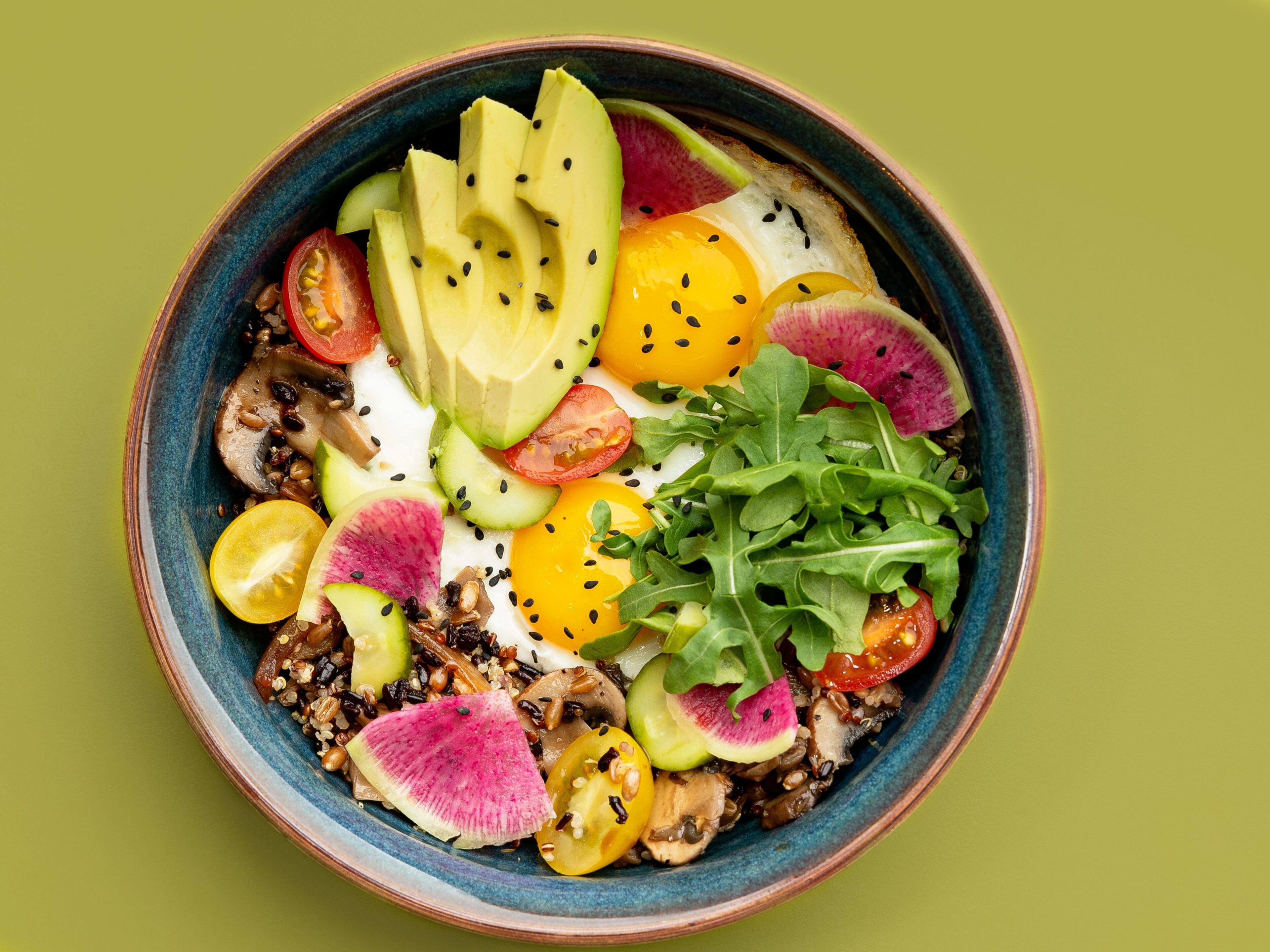 The Bountiful Buddha Bowl is a clean- eating, plant-based menu option at Snooze.
Courtesy of Snooze