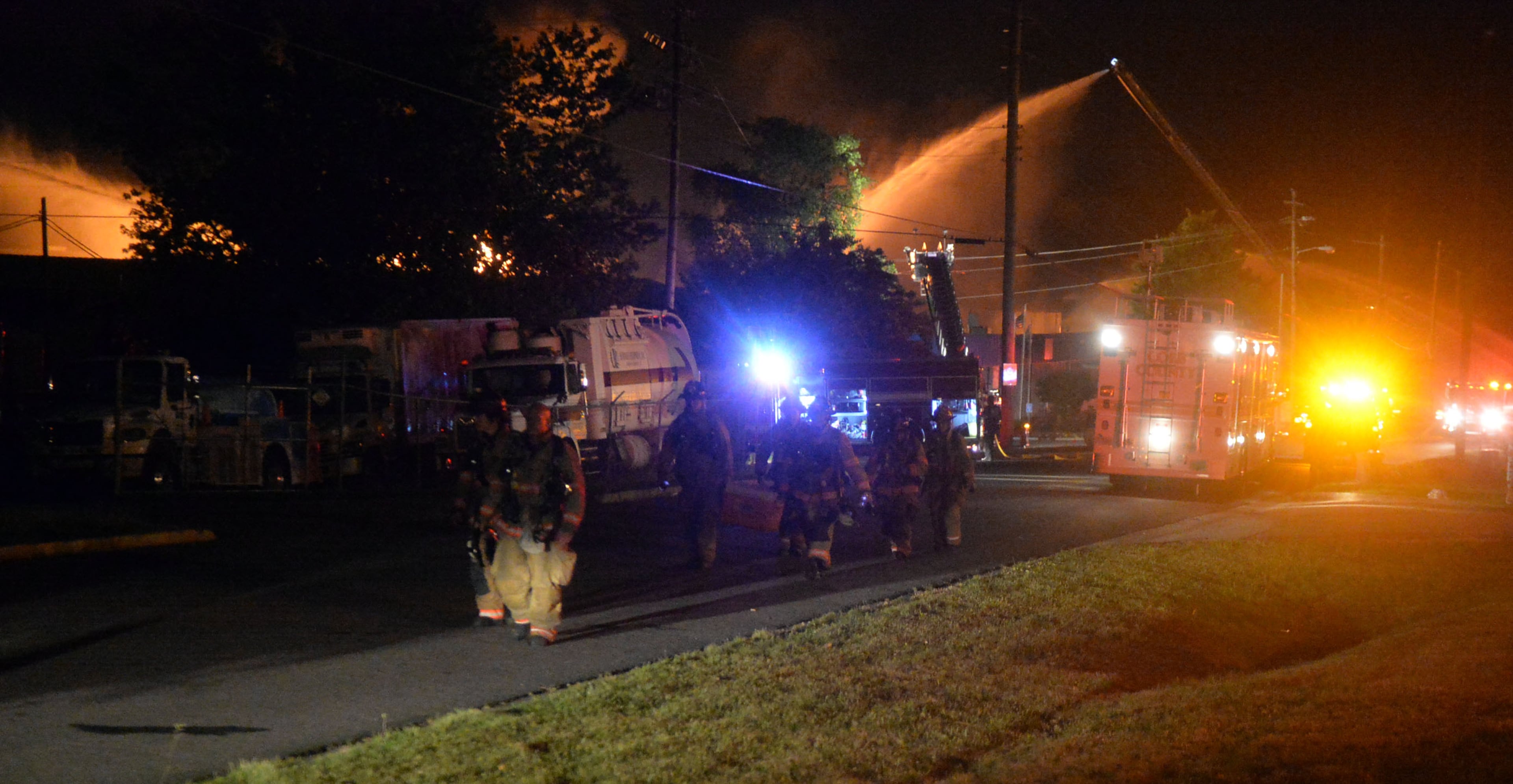 No injuries were reported as of Friday night.