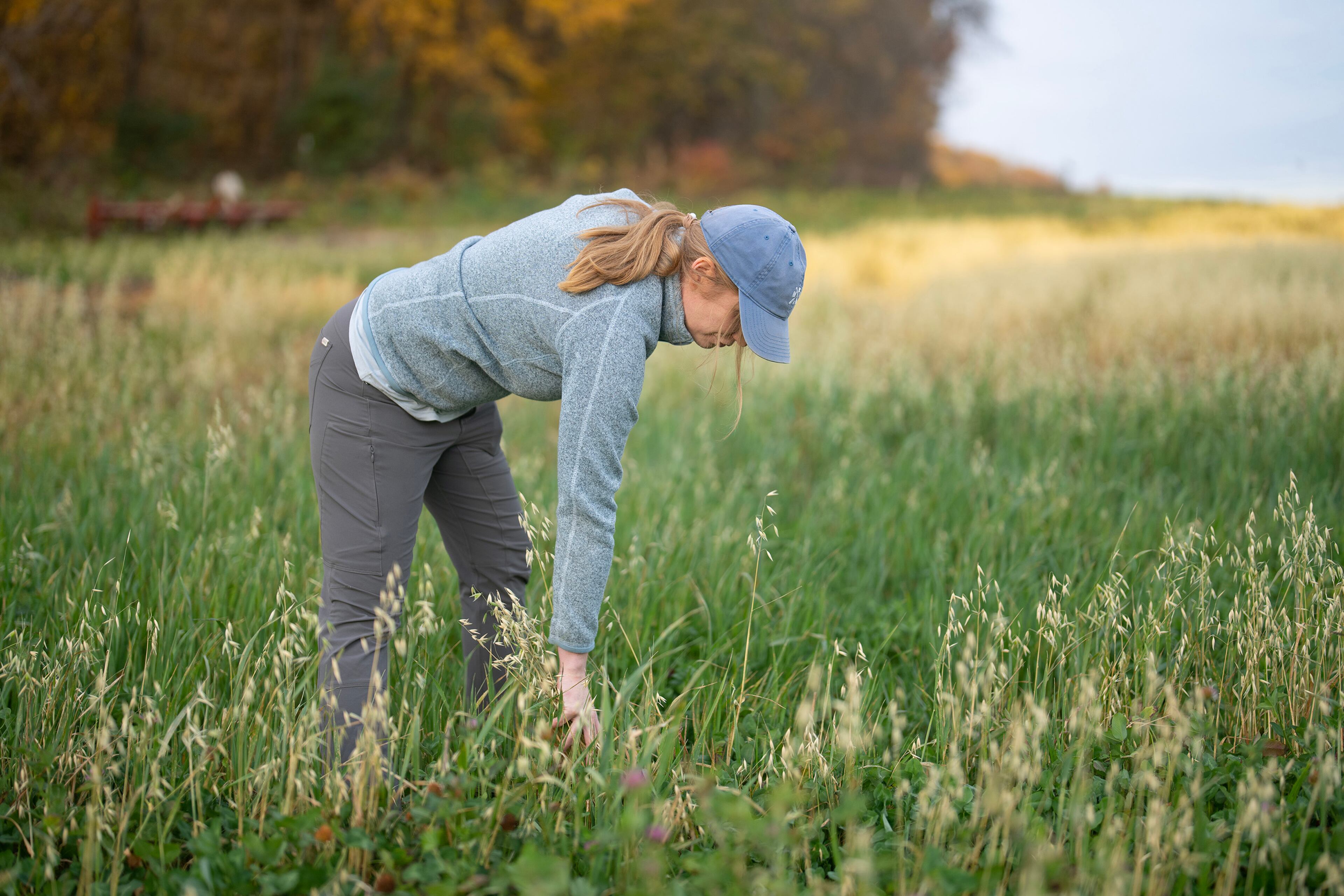 Shea-Lynn Ramthun is a sixth generation farmer at Flying J Farm in Cannon Falls, Minn.
