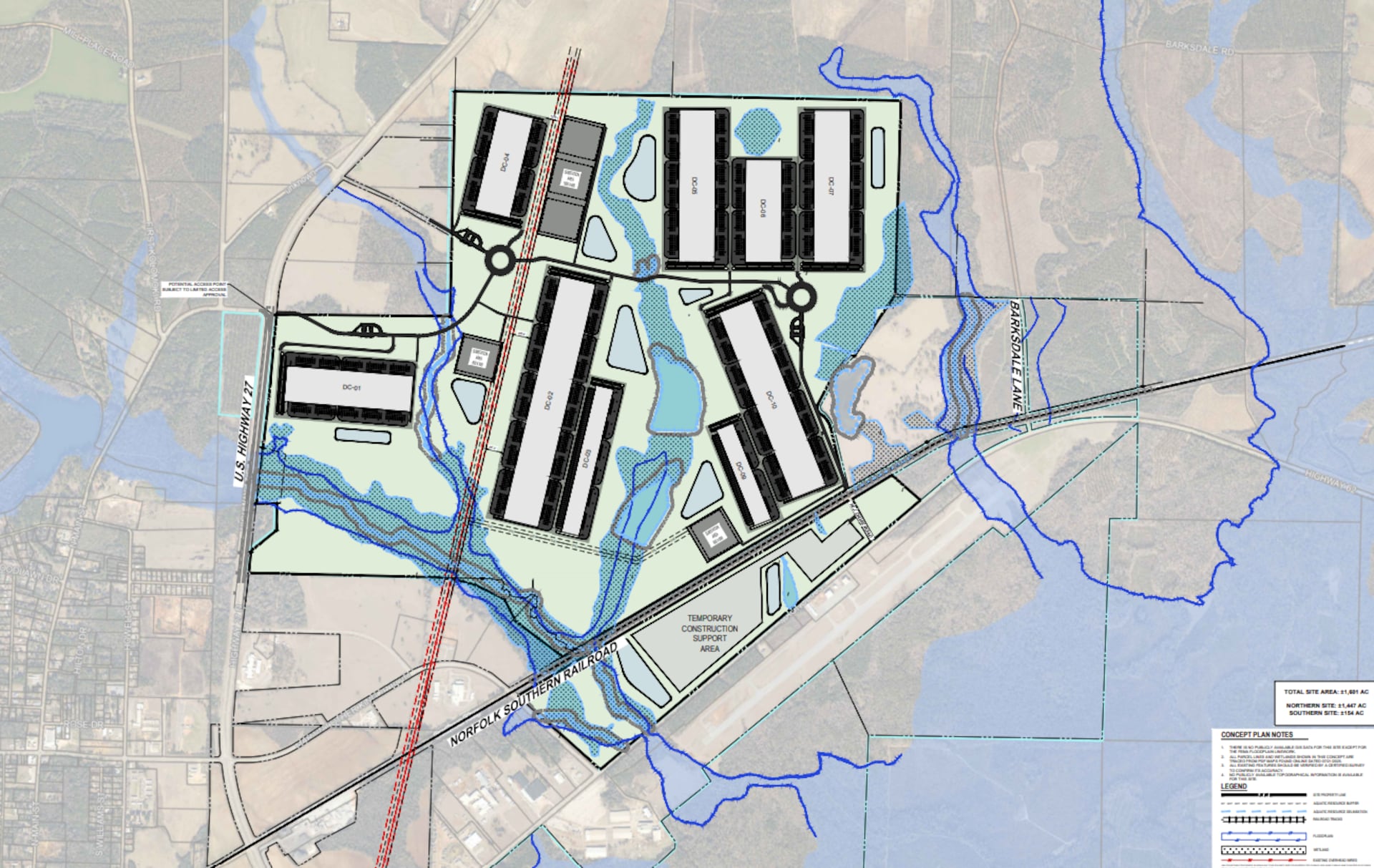 South Georgia could soon get data center campus bigger than the Pentagon