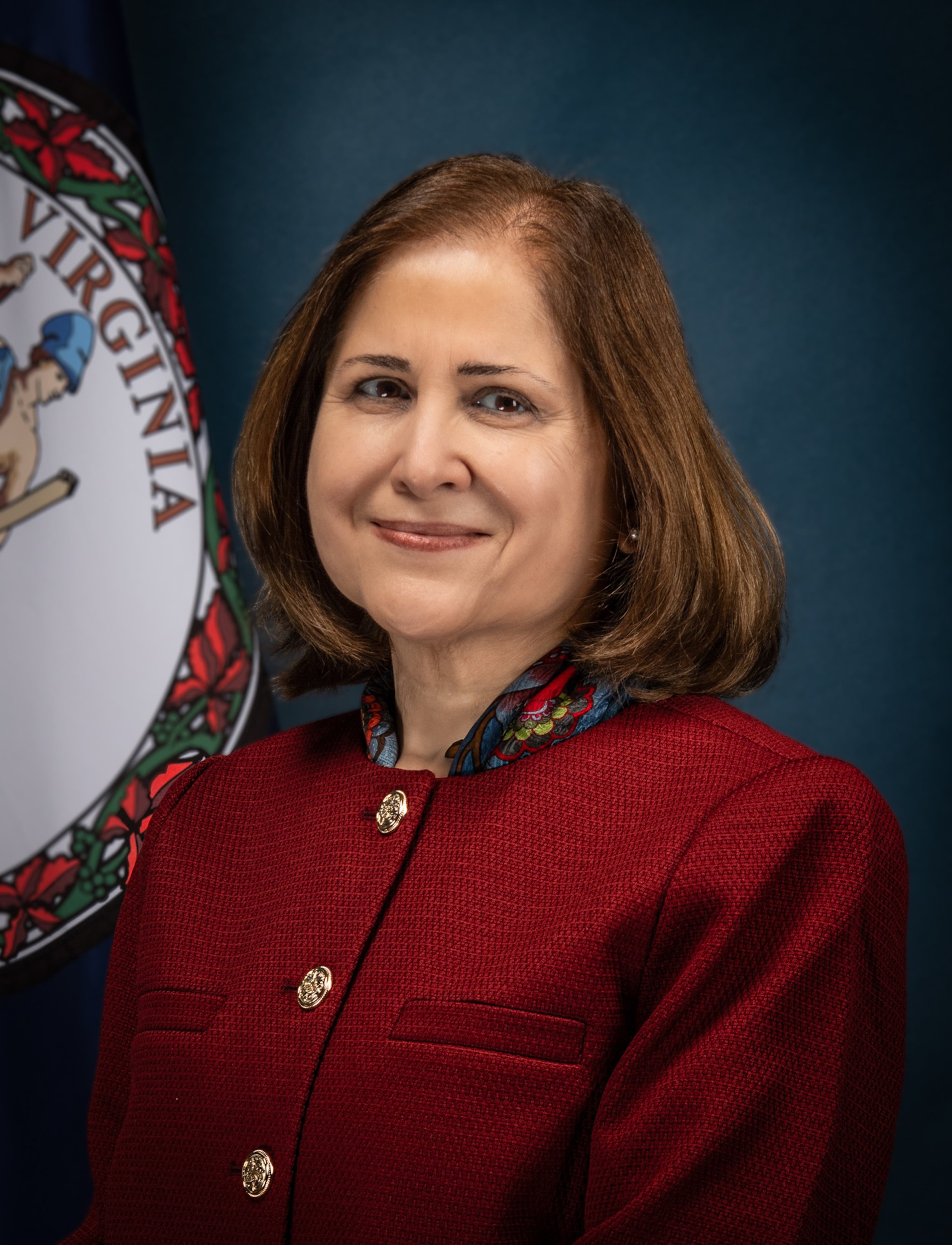 Ghazala Hashmi, Ph.D., was elected in 2025 as the 43rd lieutenant
governor of Virginia. (Courtesy)