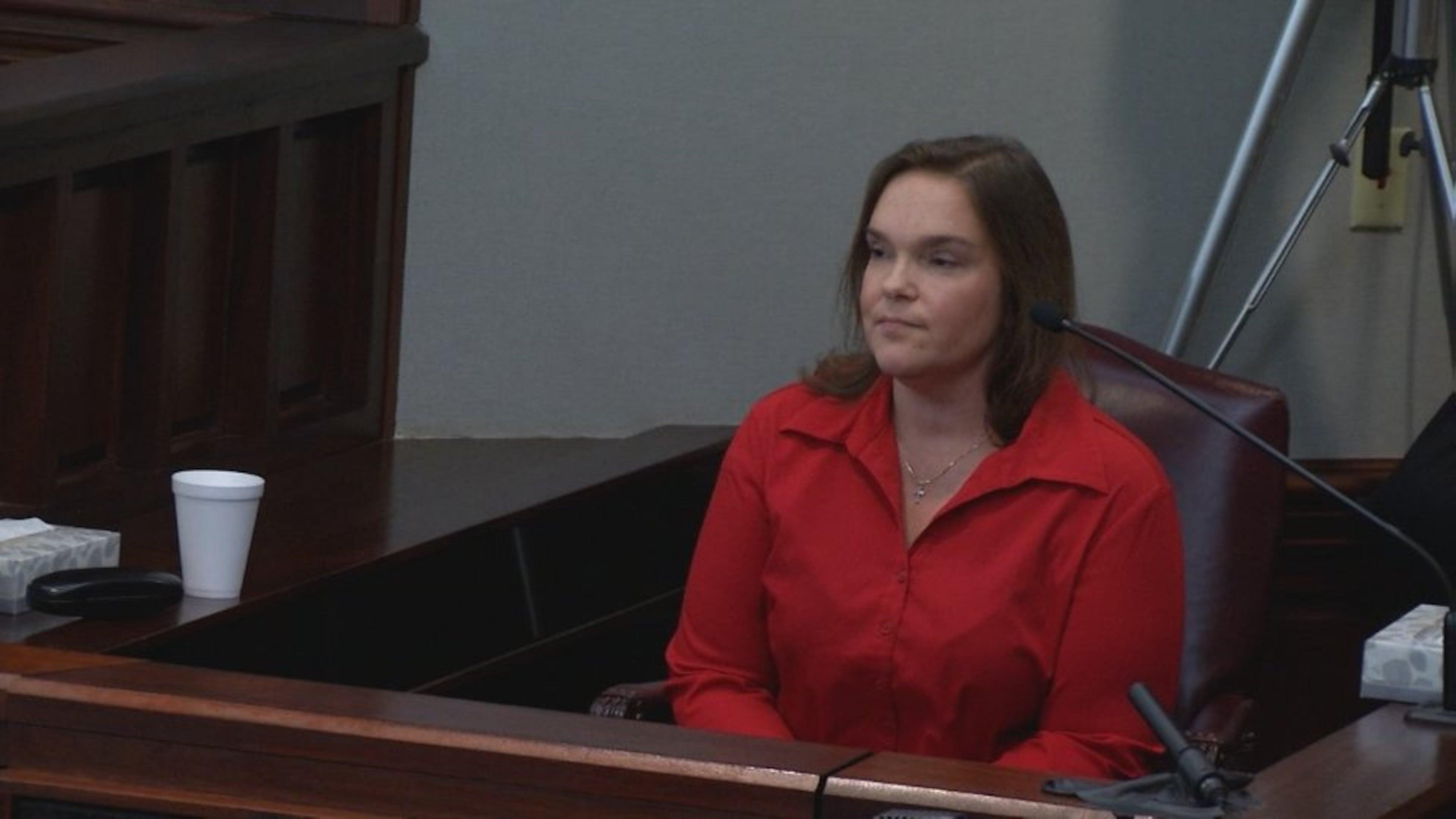 Joey Nesbit, a neighbor of Justin Ross Harris who sometimes babysat Cooper, testifies during Harris' murder trial at the Glynn County Courthouse in Brunswick, Ga., on Tuesday, Nov. 1, 2016. (screen capture via WSB-TV)