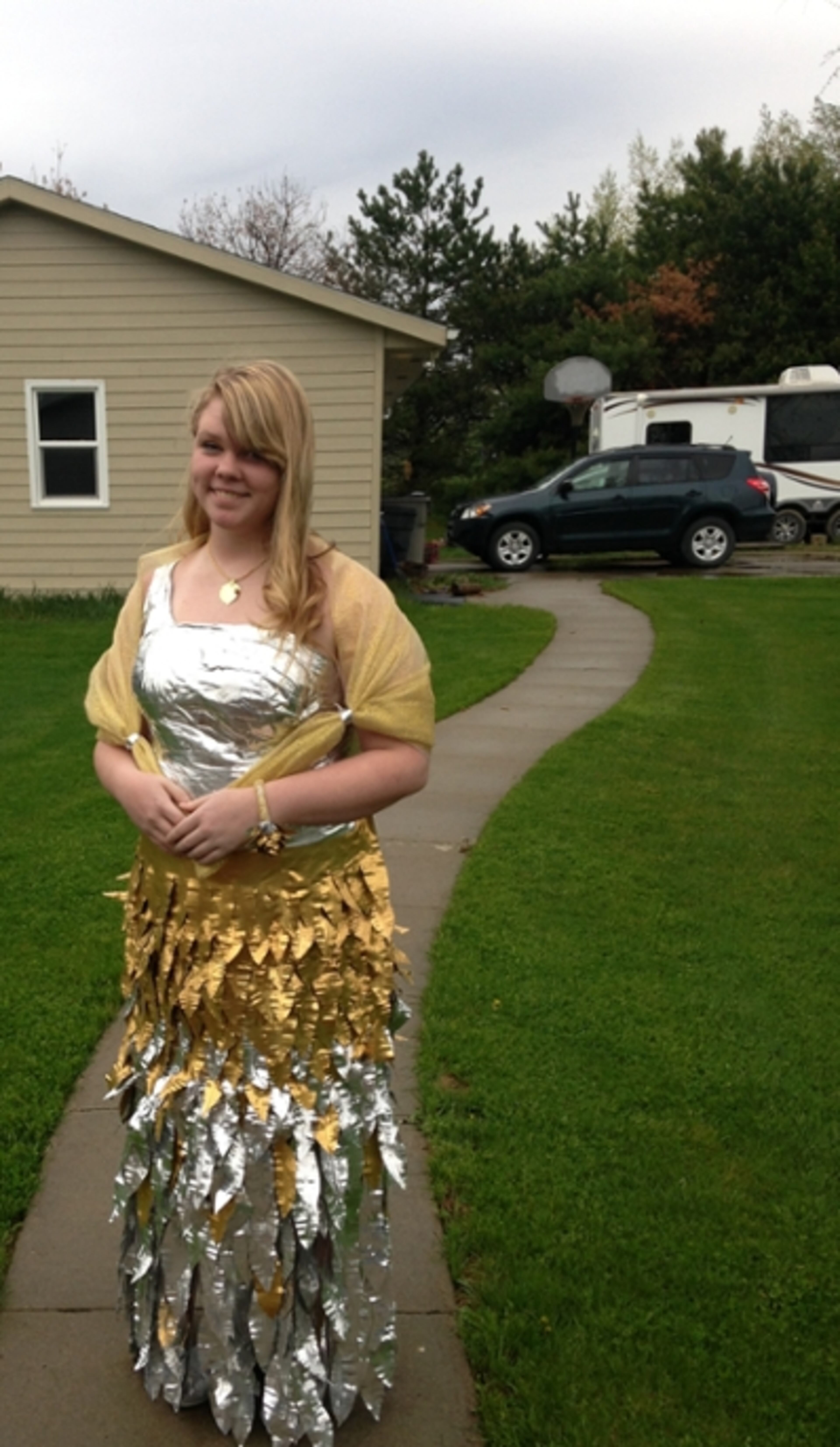 Here are some of the entrants into the 2015 Duck Brand Duct Tape Stuck at Prom scholarship competition.