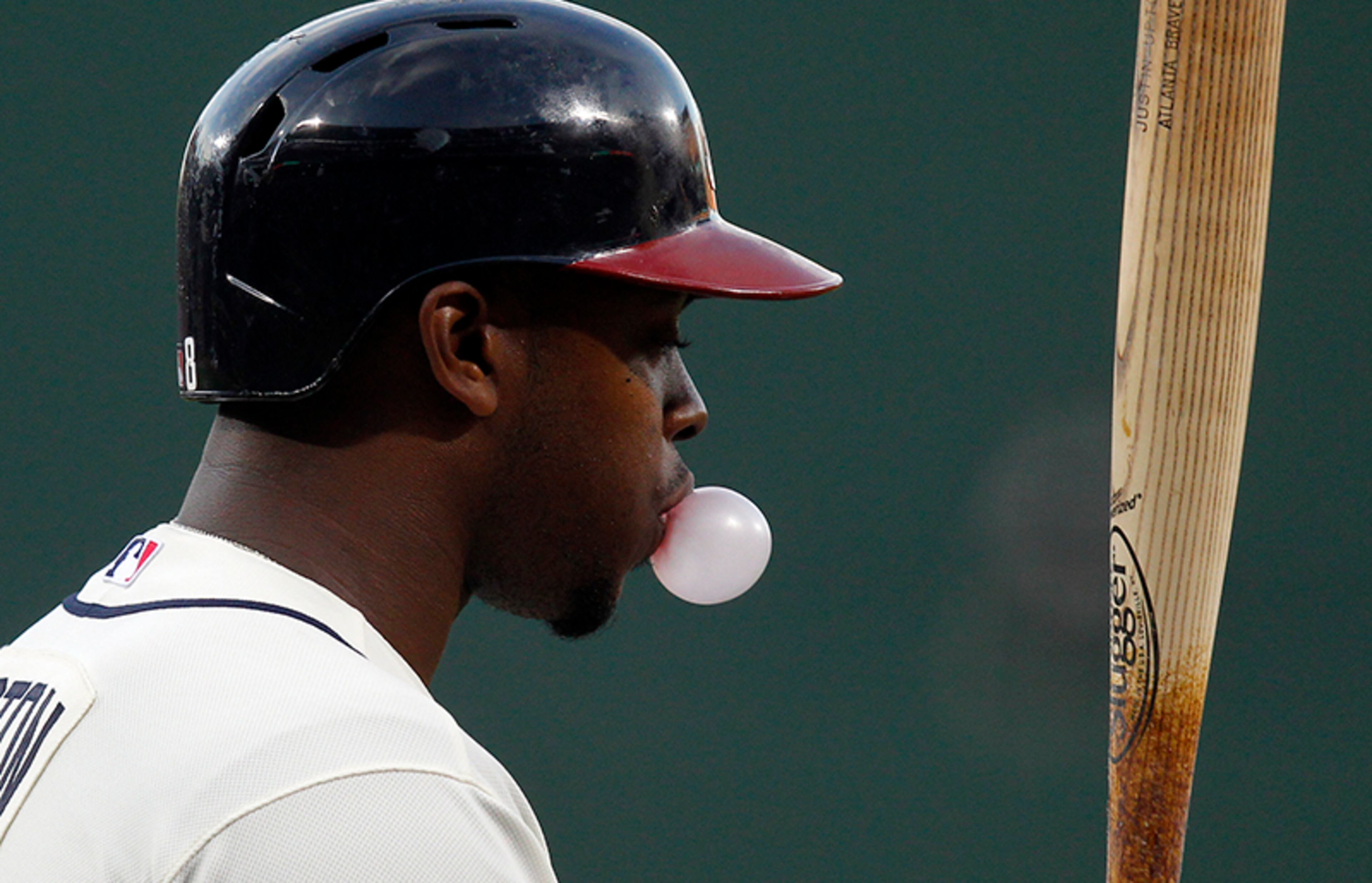 421 feet - In his first of two homers of the day, Justin Upton slams a pitch by Chicago's Carlos Villanueva to deep centerfield with 0 on and 2 outs in the first inning.