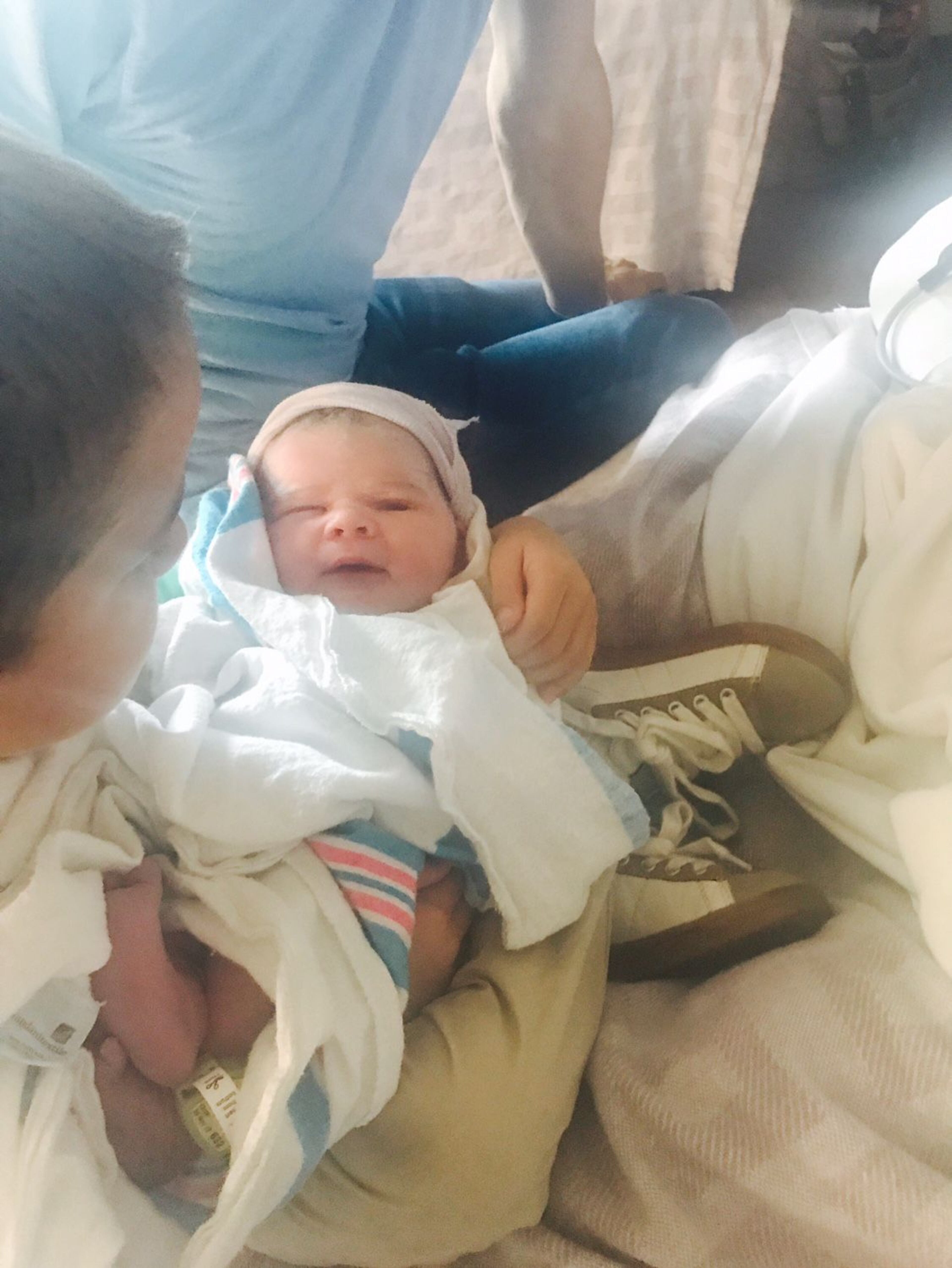 Charlotte Roel Easterly was born at Pensacola's Sacred Heart Hospital at 1:35 p.m. on Monday during the height of the rare solar eclipse.