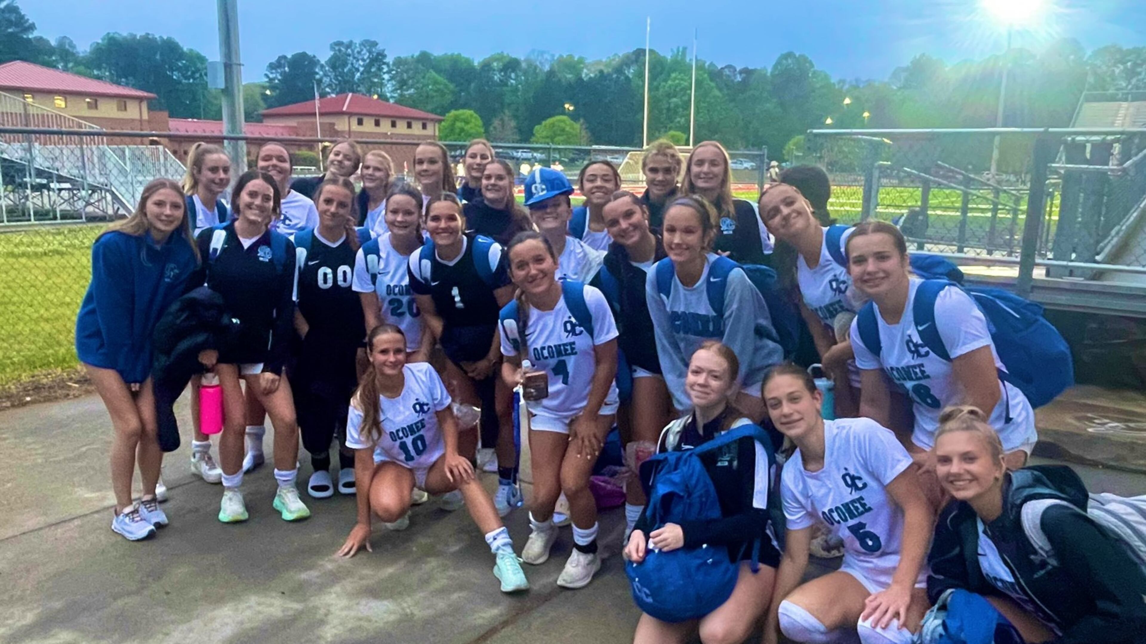 Oconee County's girls soccer team, the defending Class 3A champion and current No. 1-ranked team, is 12-1-4 after a 1-1 tie at Class 4A No. 10 Loganville on April 9, 2024.