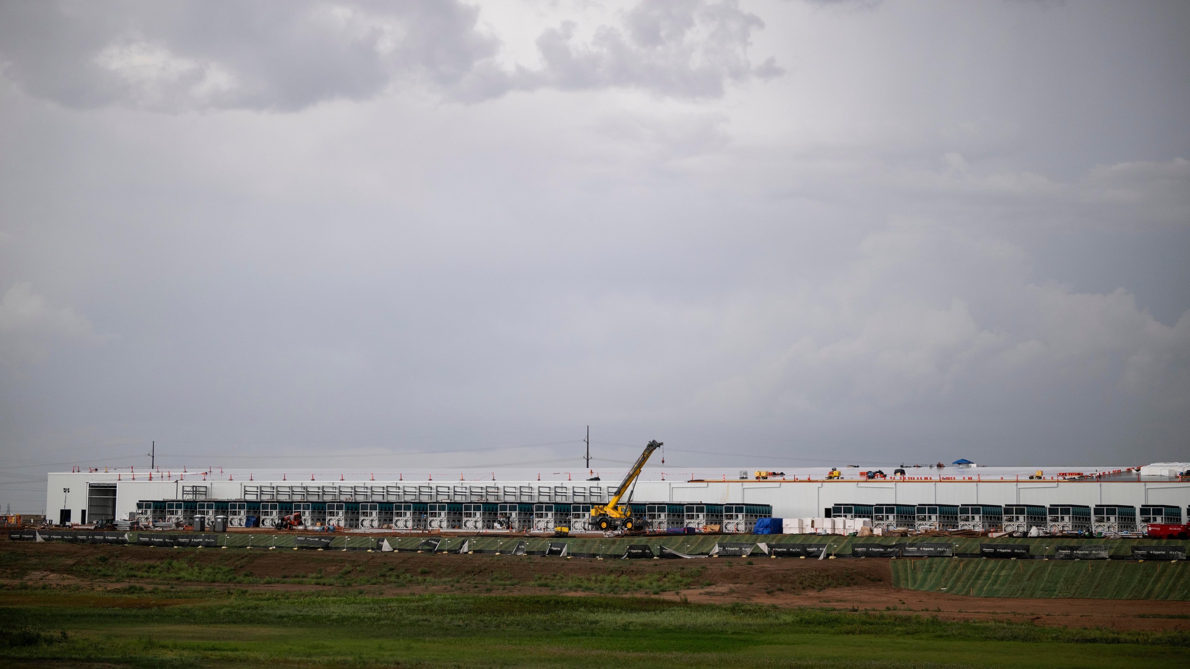 FILE - The site of a future data center being built near Abernathy, Texas, July 18, 2026, in Hale County, Texas. (AP Photo/Justin Rex, File)